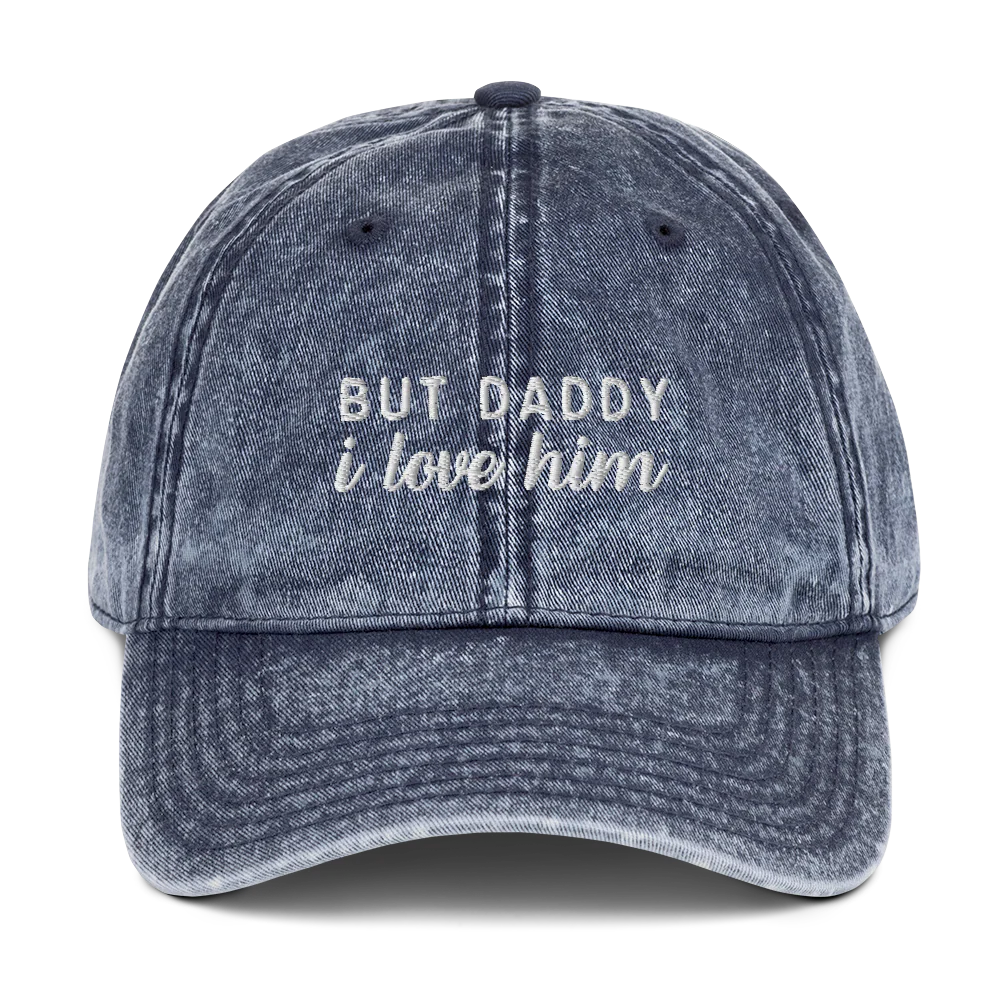But Daddy I Love Him Embroidered Vintage Cap - Image 11