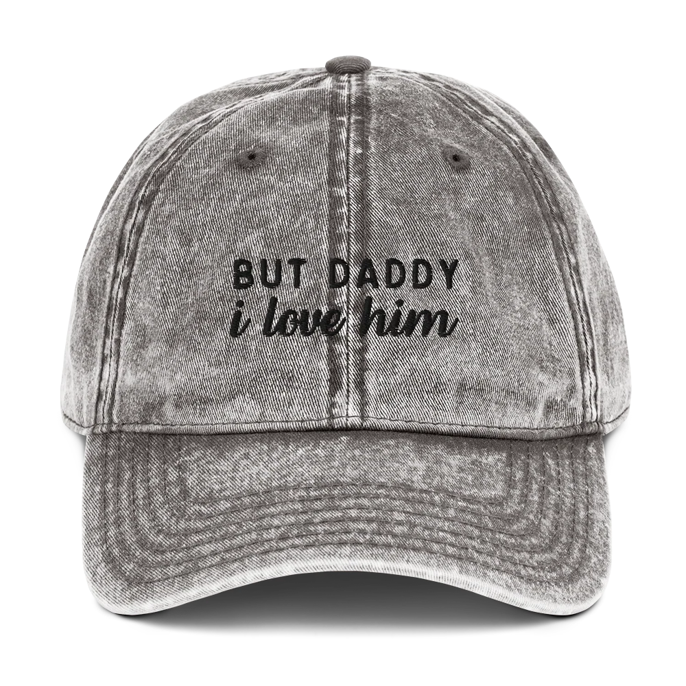 But Daddy I Love Him Embroidered Vintage Cap - Image 8