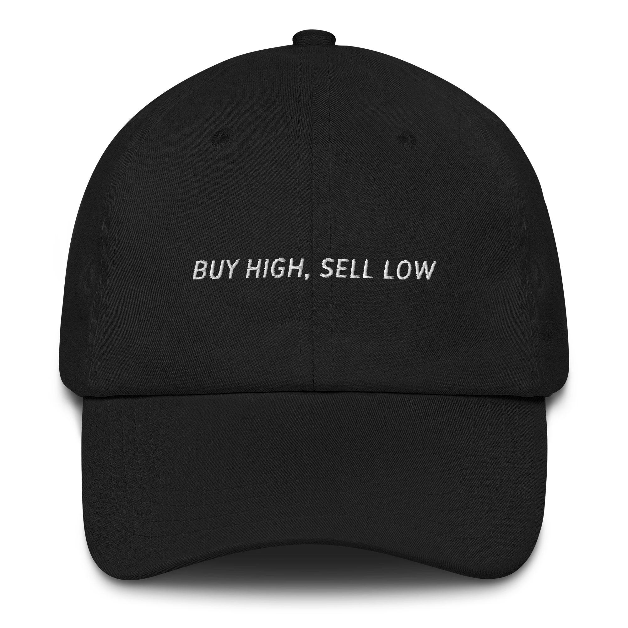 Buy High, Sell Low Funny Finance Embroidered Cap - Image 8