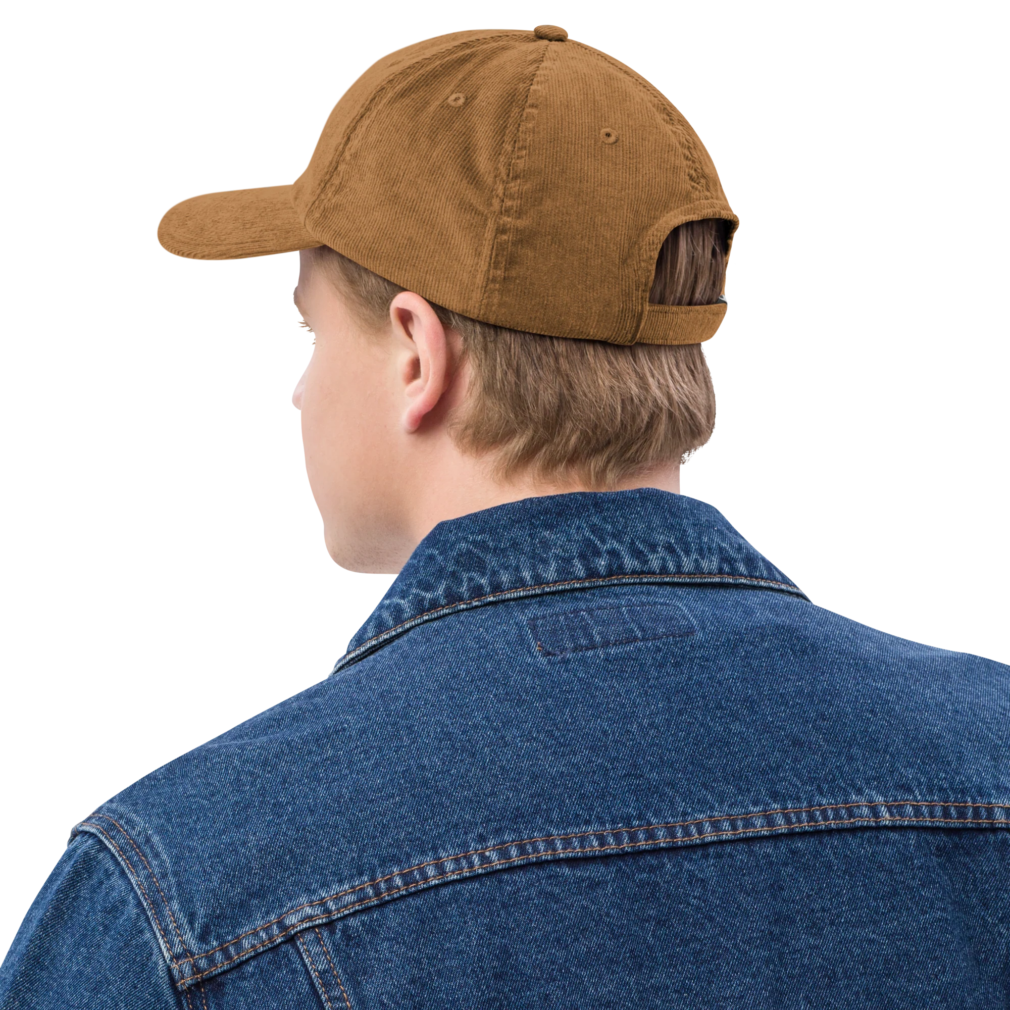 Cat Dad Embroidered Corduroy Hat - Image 10