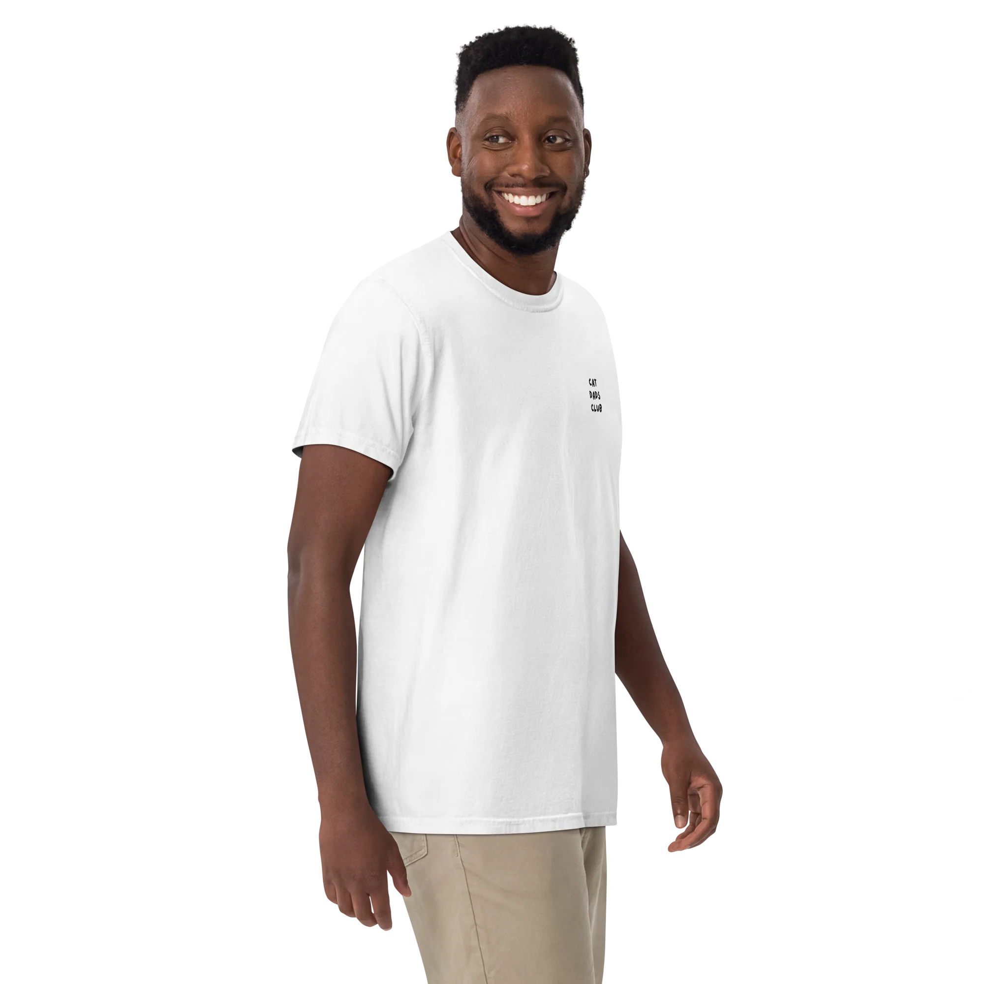 Cat Dads Club Embroidered Classic T-Shirt - Image 6