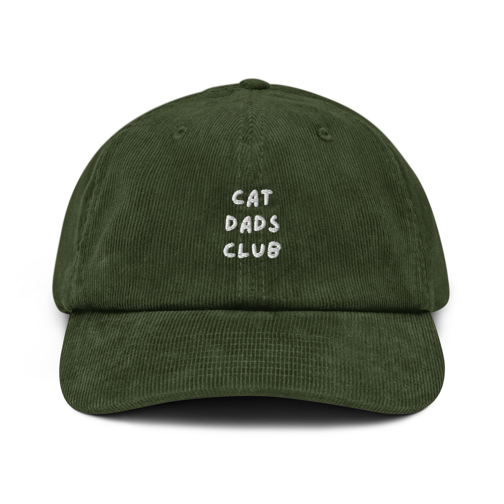 Cat Dads Club Embroidered Corduroy Hat - Image 4