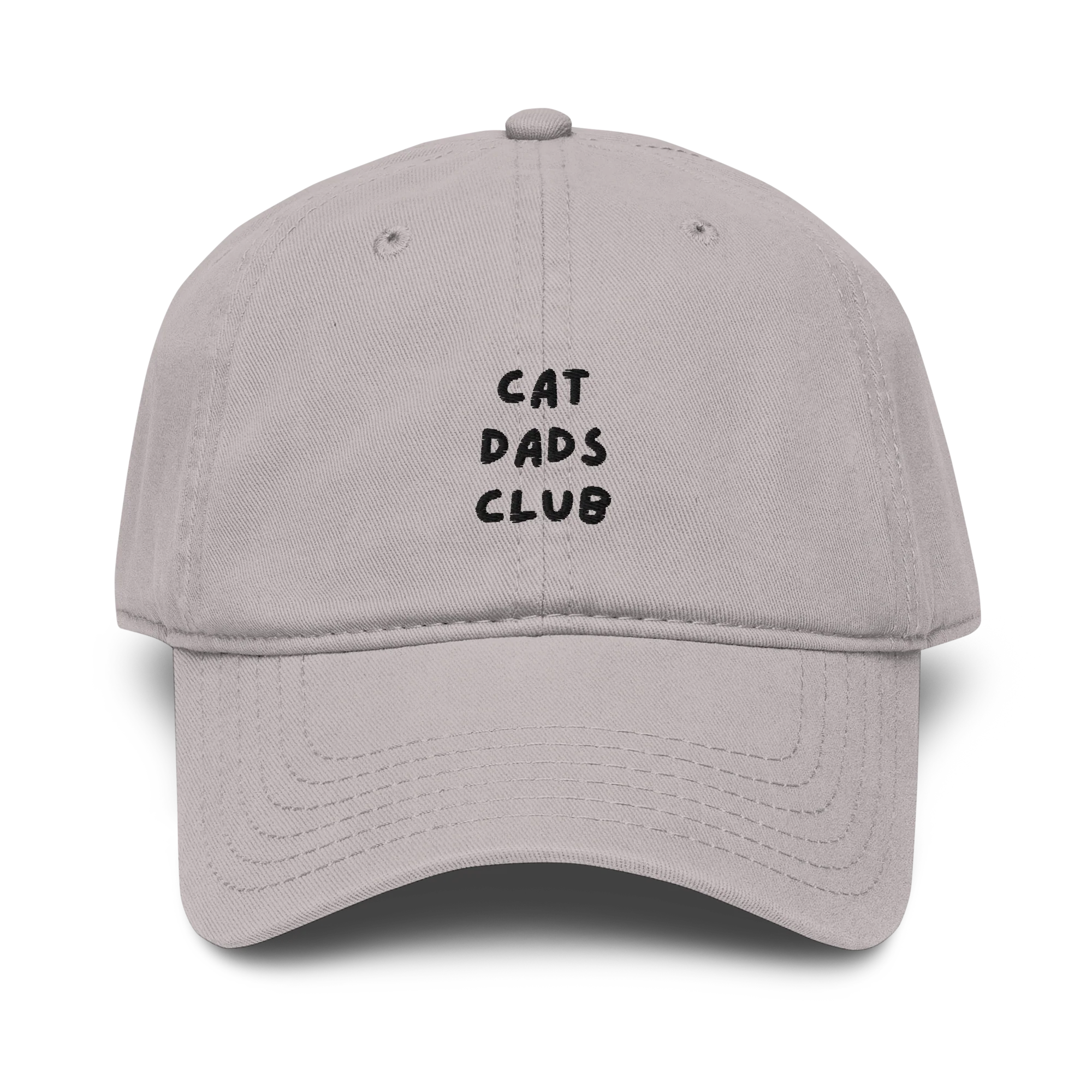 Cat Dads Club Embroidered Vintage Wash Baseball Cap