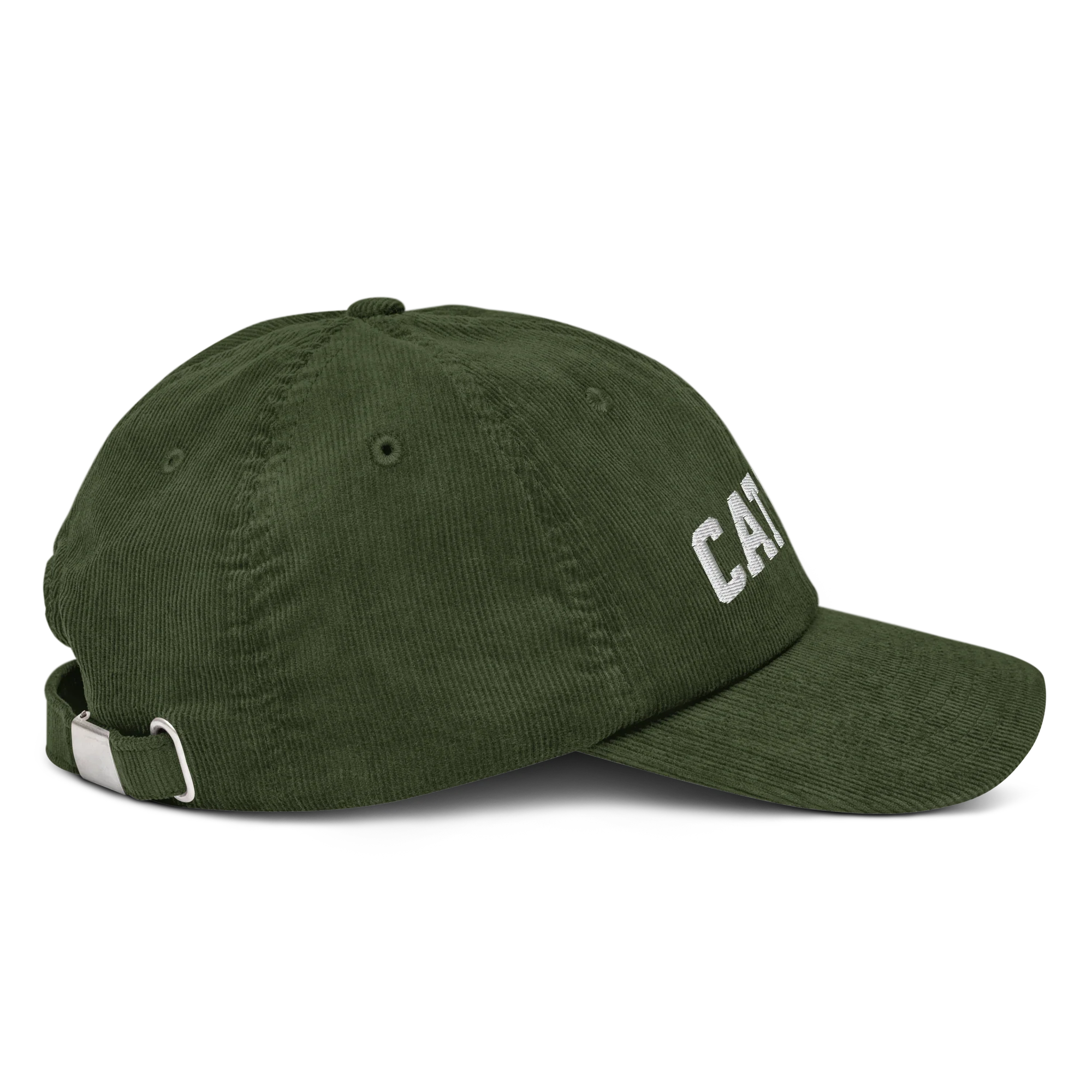 Cat Mom Embroidered Corduroy Hat - Image 8
