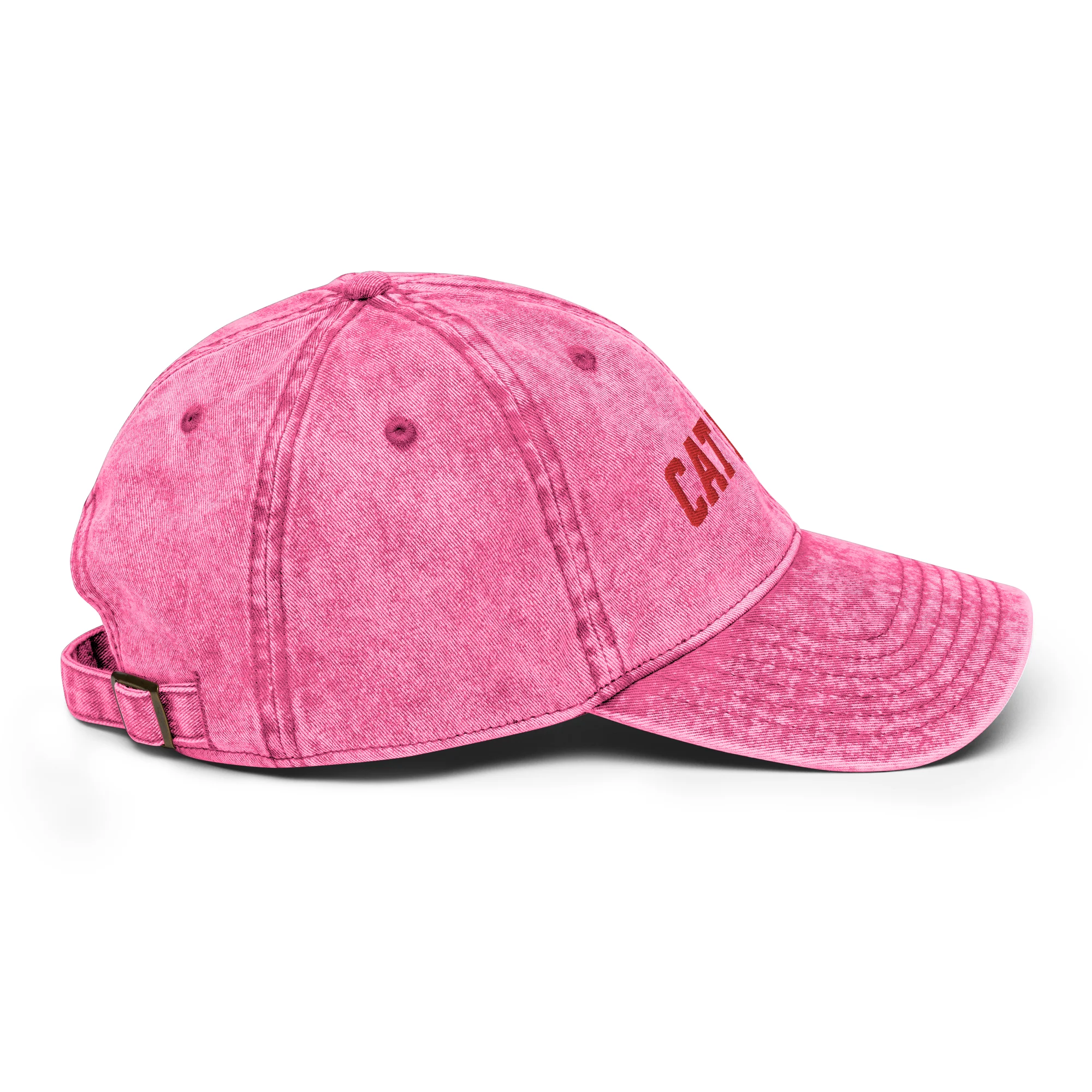Cat Mom Embroidered Vintage Cap - Image 11