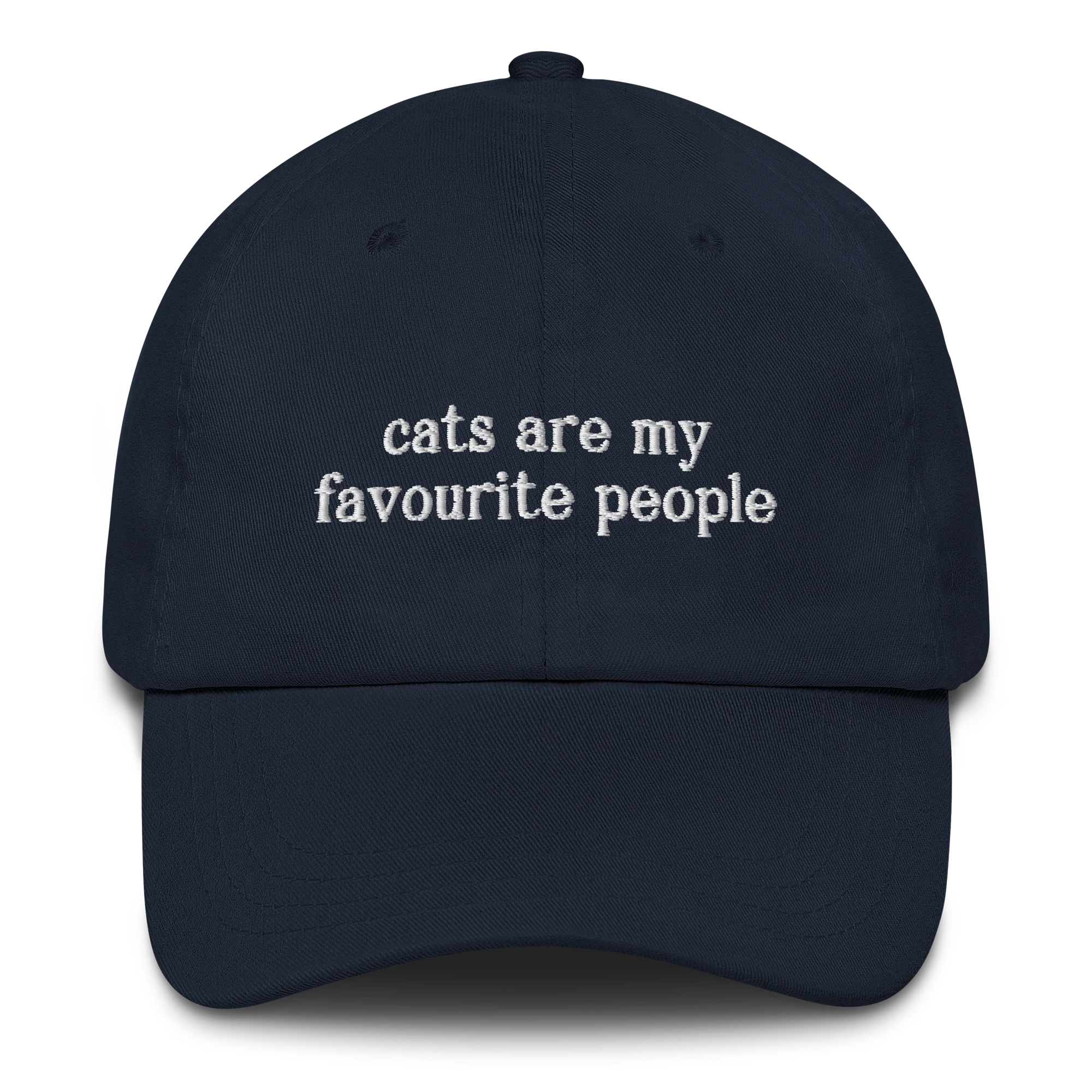 Cats Are My Favourite People Embroidered Cap - Image 10