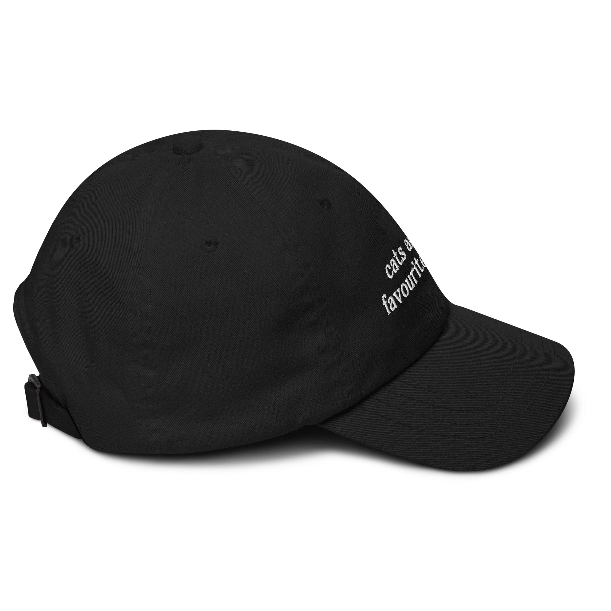 Cats Are My Favourite People Embroidered Cap - Image 3