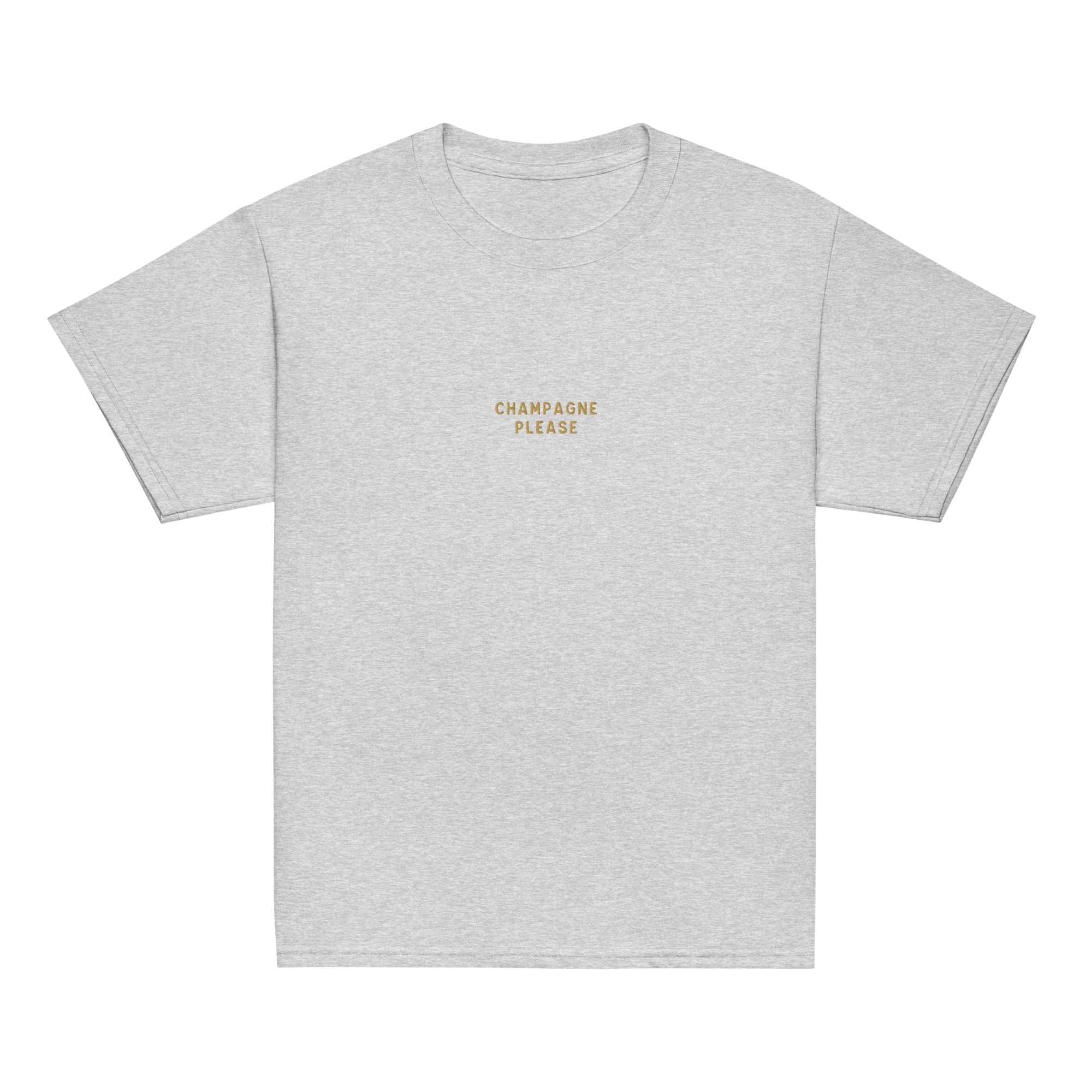 Champagne Please Embroidered Baby Tee - Image 7