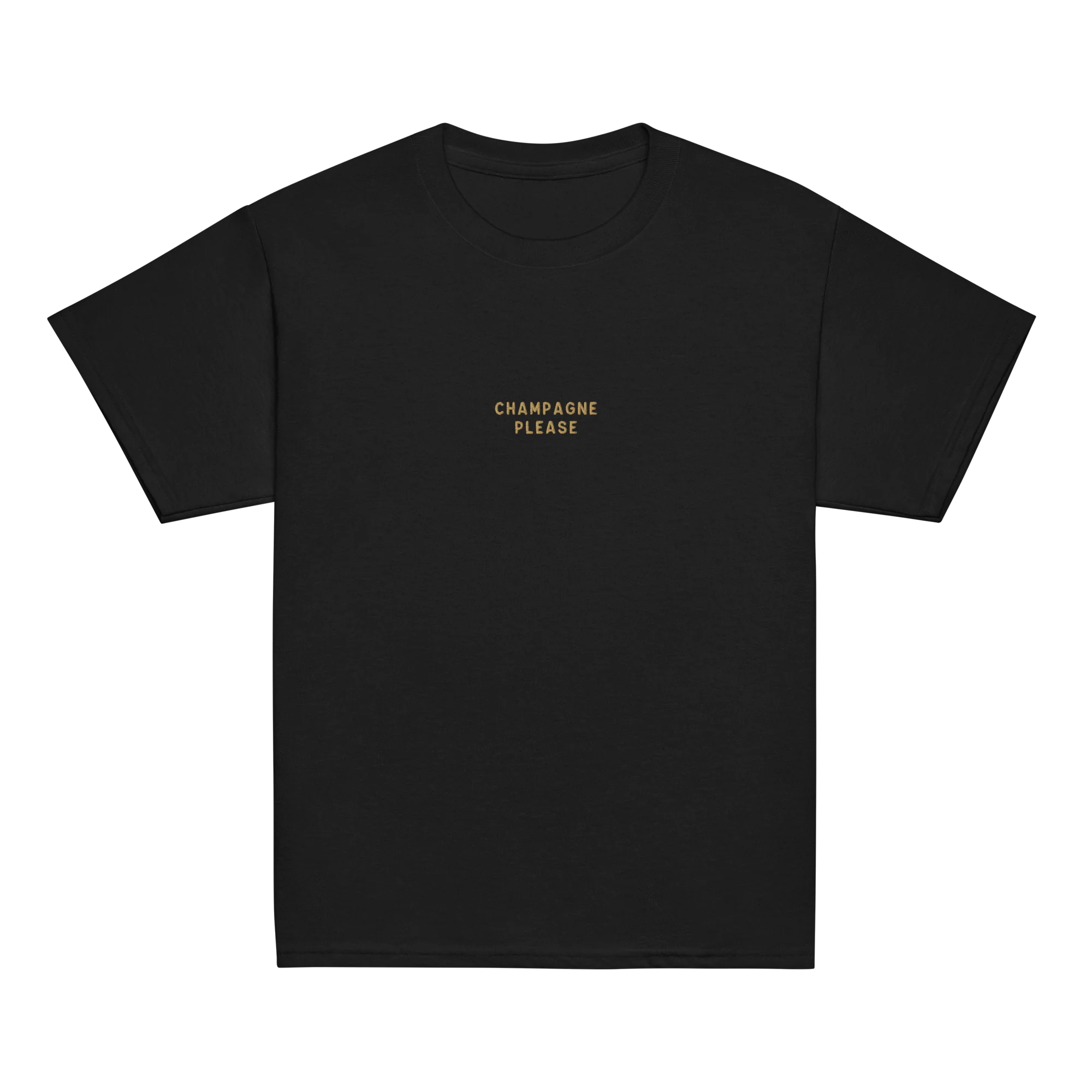 Champagne Please Embroidered Baby Tee - Image 8