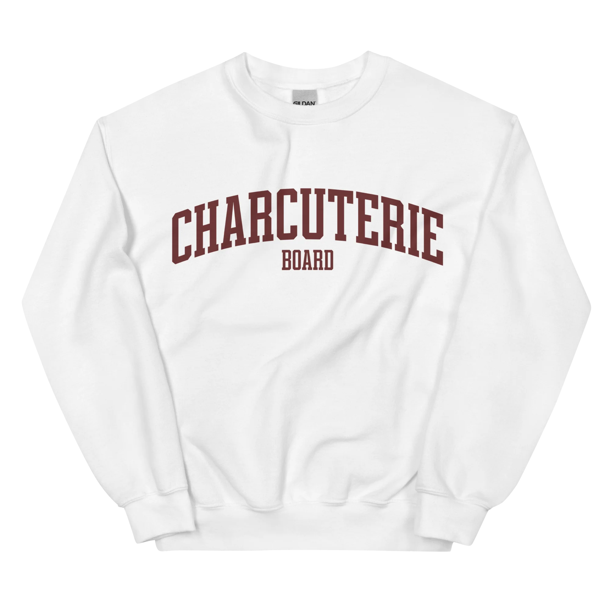 Charcuterie Board Foodie Varsity Sweatshirt - Image 10