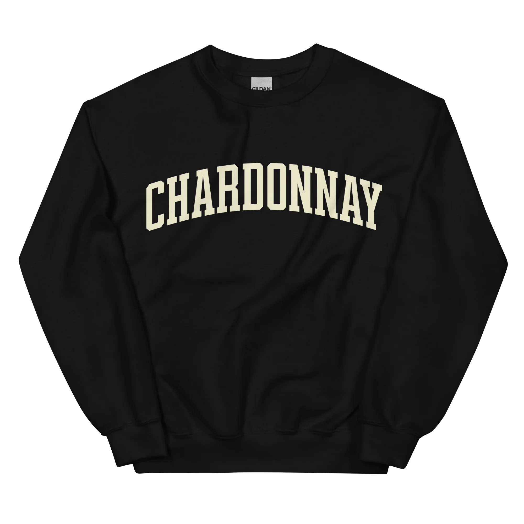Chardonnay White Wine Varsity Sweatshirt - Image 5