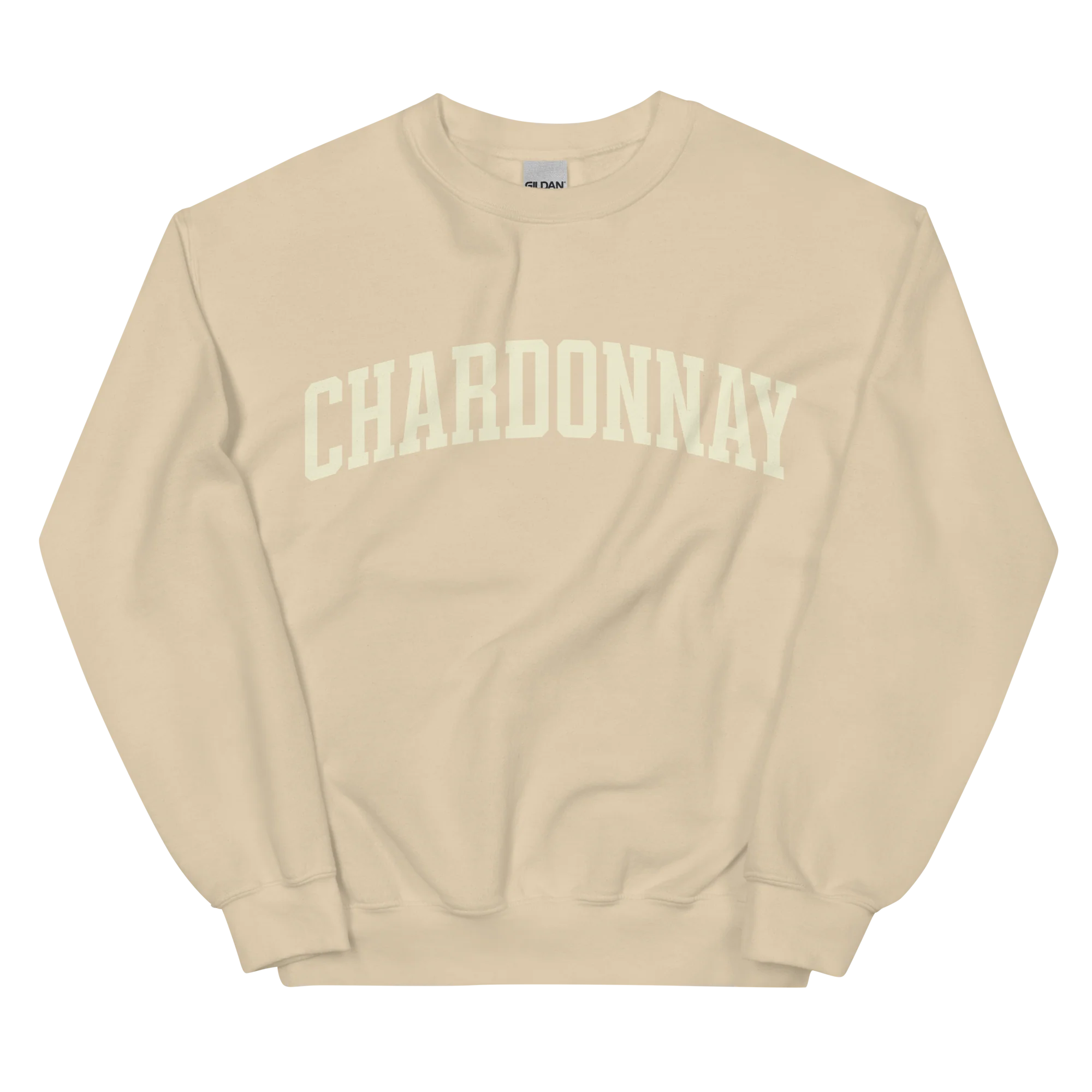 Chardonnay White Wine Varsity Sweatshirt - Image 7