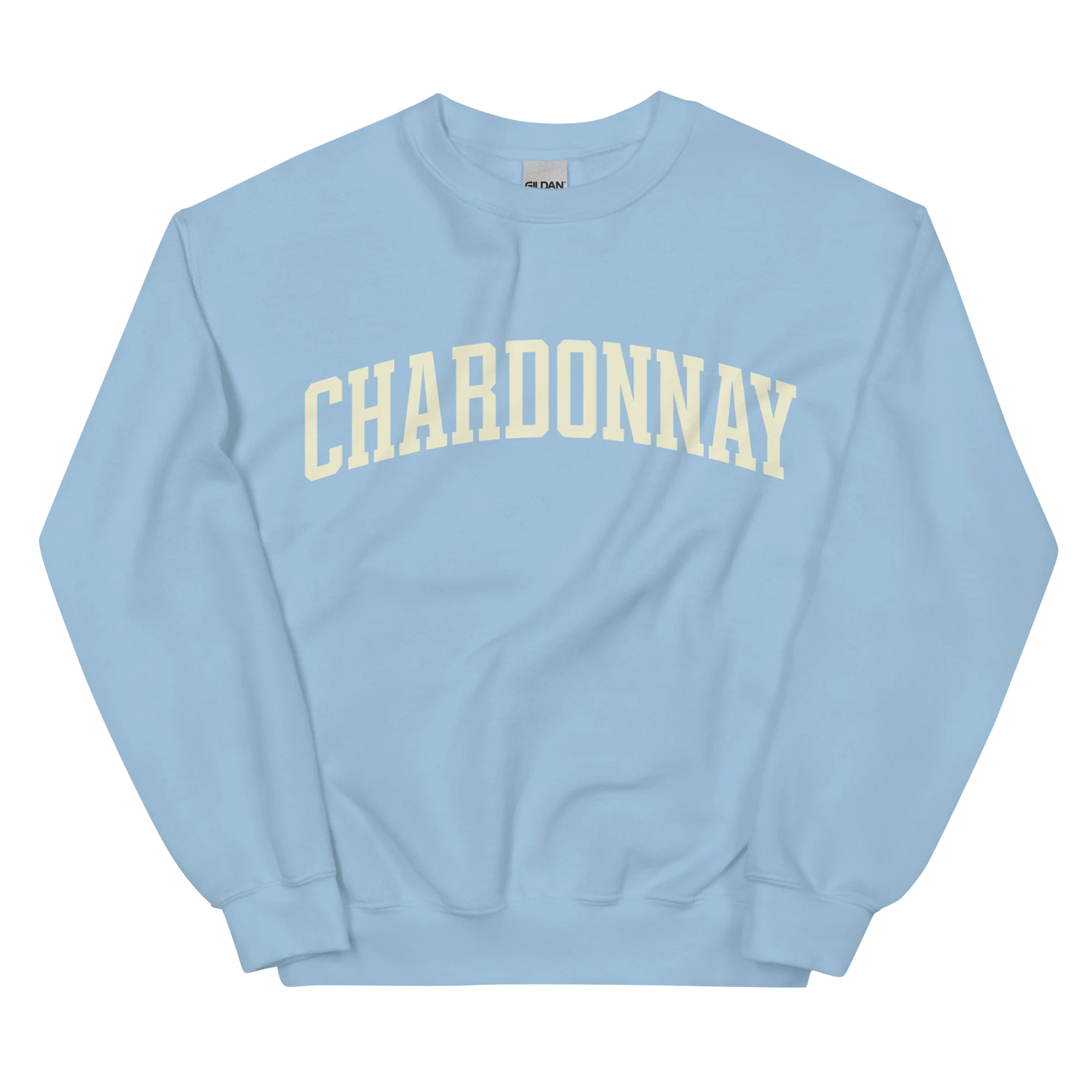 Chardonnay White Wine Varsity Sweatshirt - Image 9