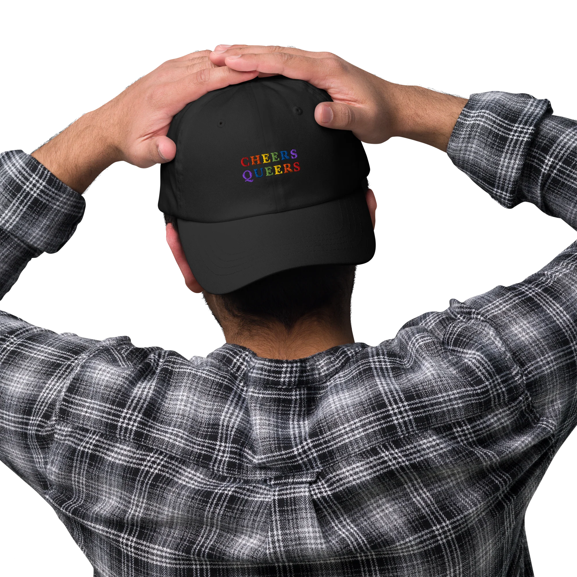 Cheers Queers Pride Embroidered Cap - Image 7