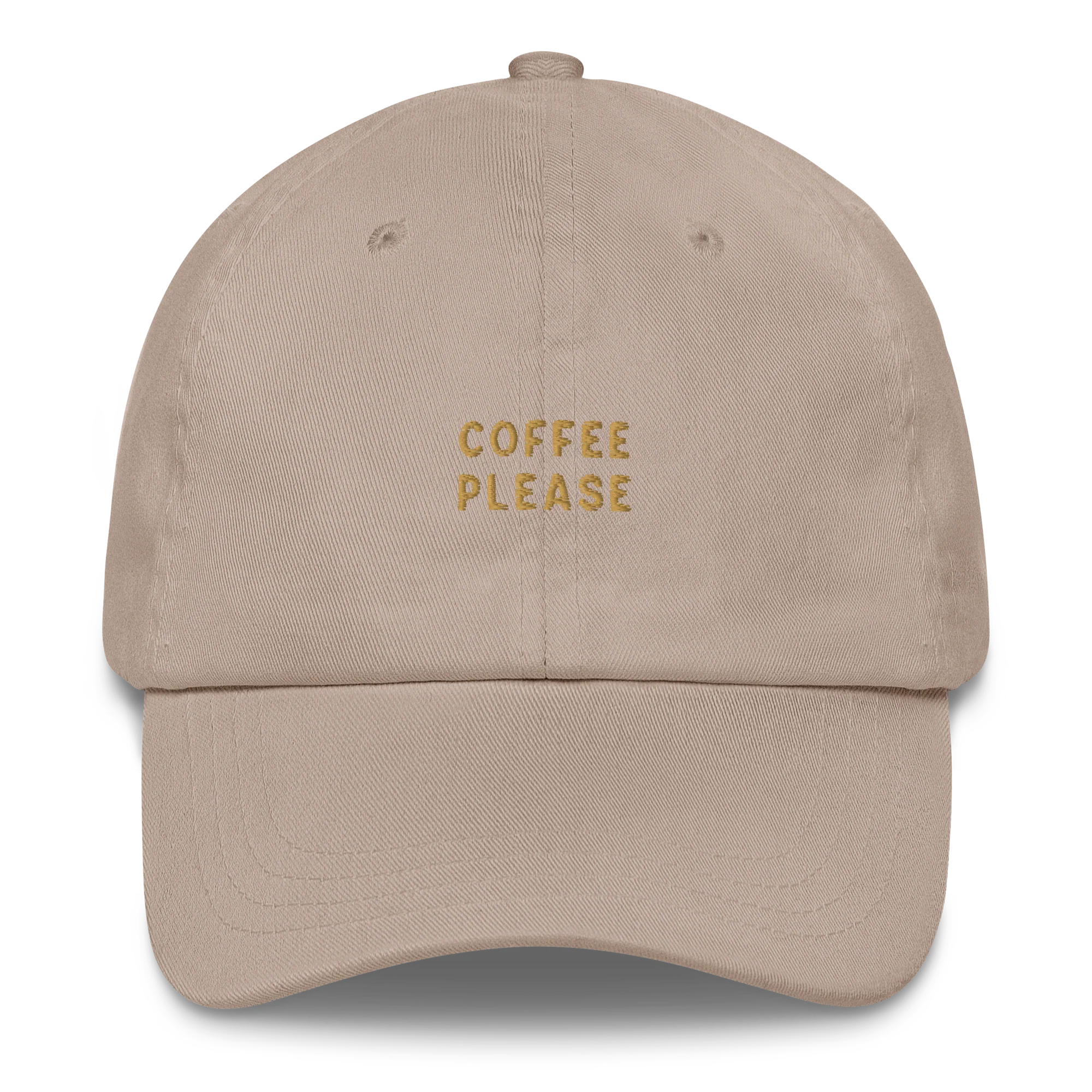 Coffee Please Embroidered Cap - Image 3