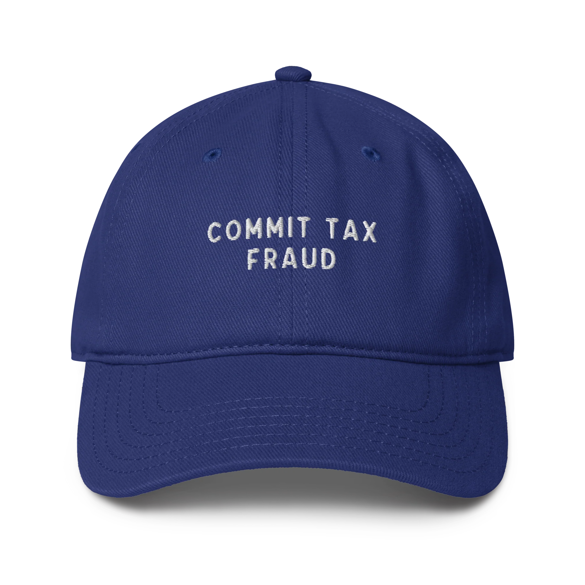 Commit Tax Fraud Embroidered Baseball Cap - Image 5