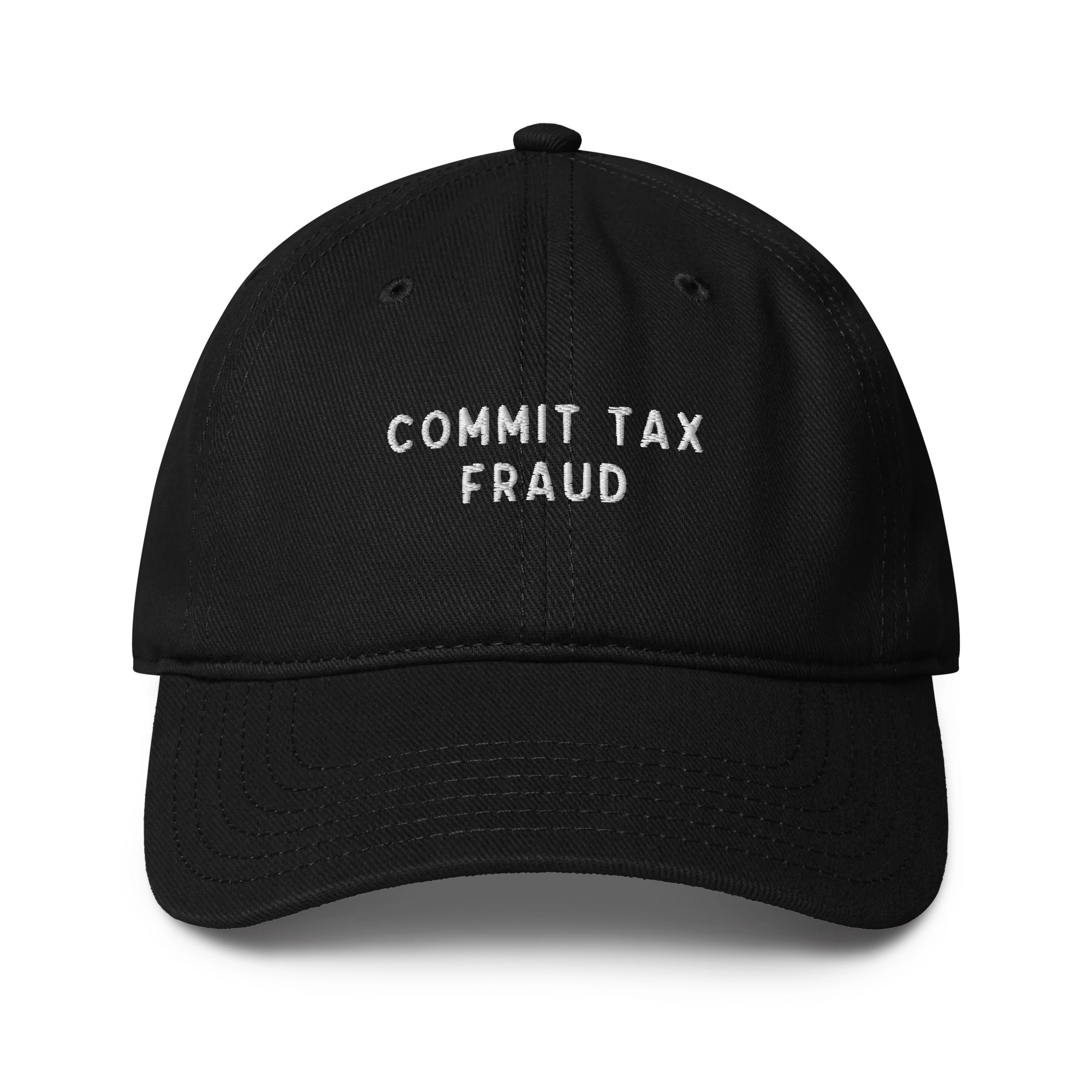 Commit Tax Fraud Embroidered Baseball Cap - Image 8