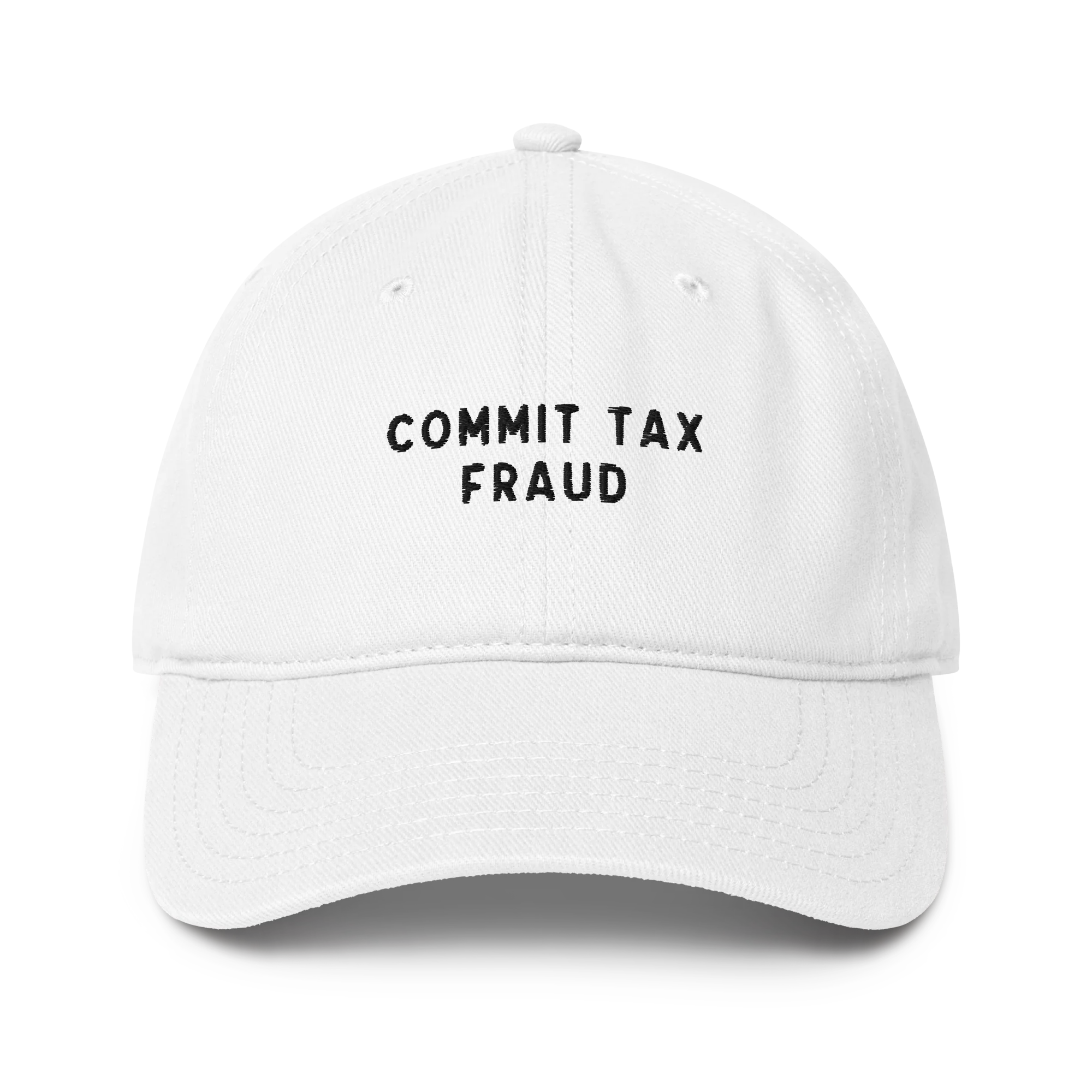 Commit Tax Fraud Embroidered Baseball Cap - Image 9