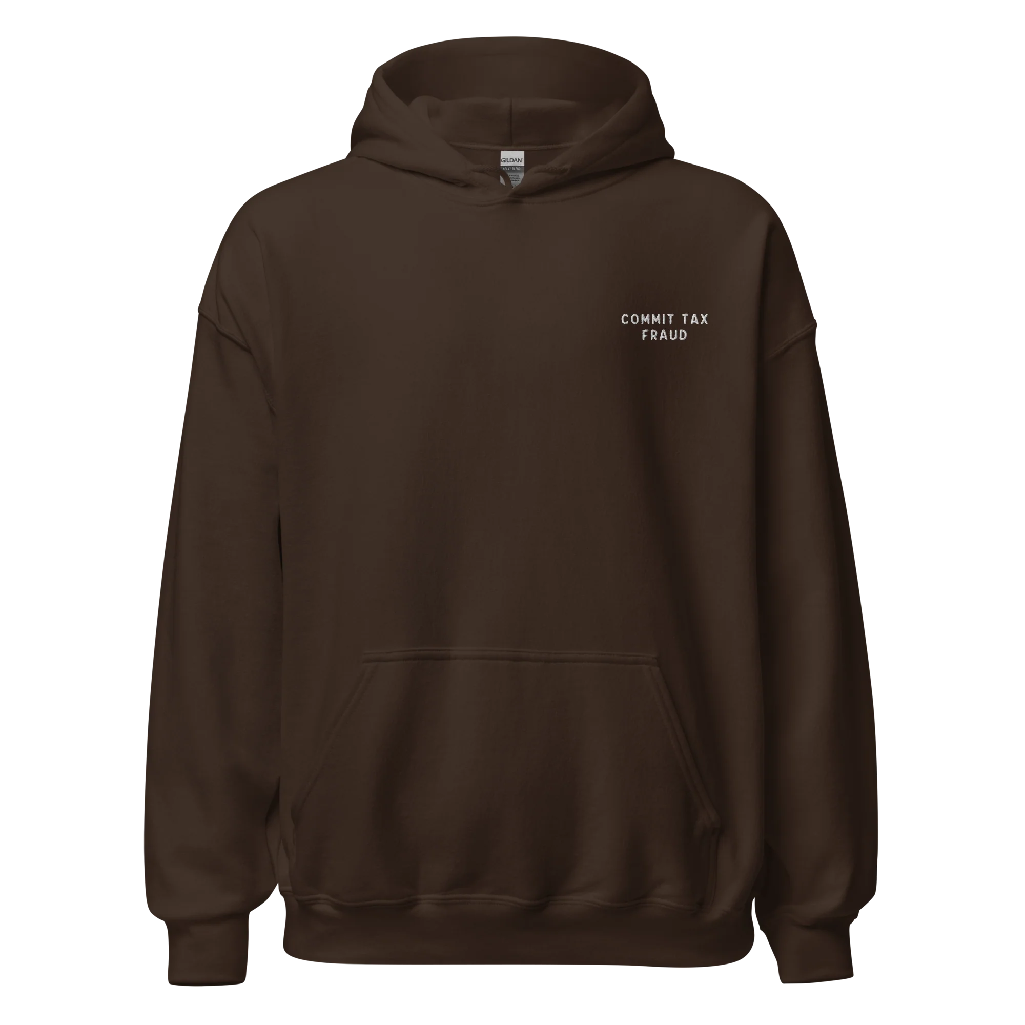 Commit Tax Fraud Embroidered Hoodie - Image 12