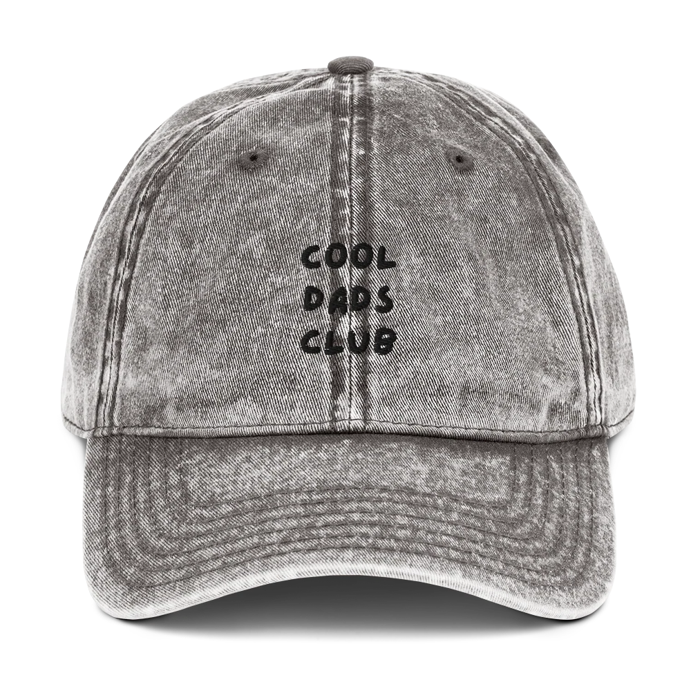 Cool Dads Club Father Embroidered Vintage Cap