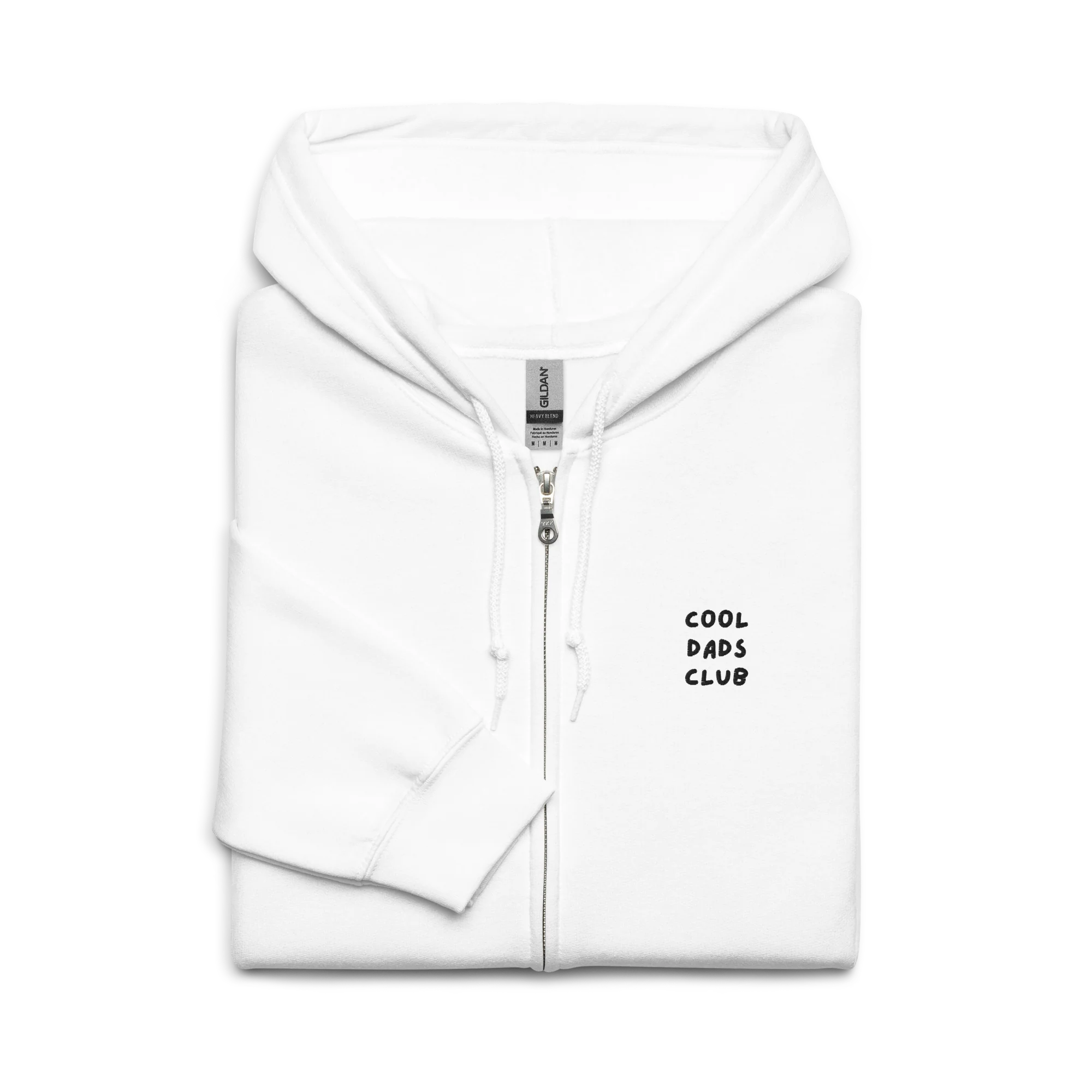 Cool Dads Club Father Embroidered Zip-Up Hoodie - Image 5