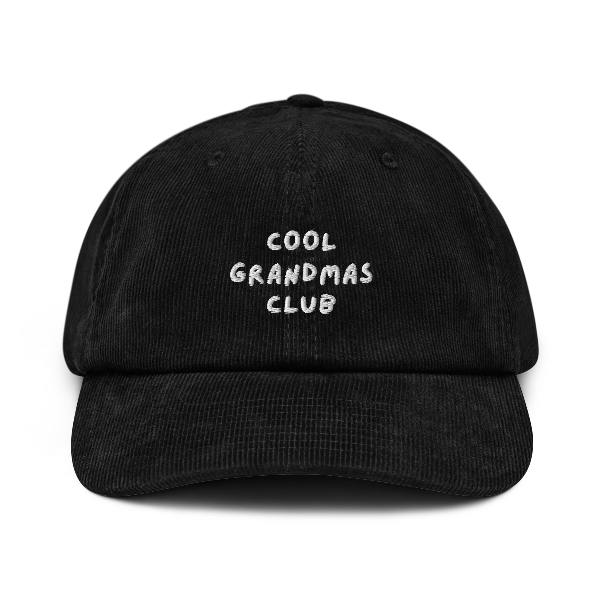 Cool Grandmas Club Embroidered Corduroy Hat - Image 8