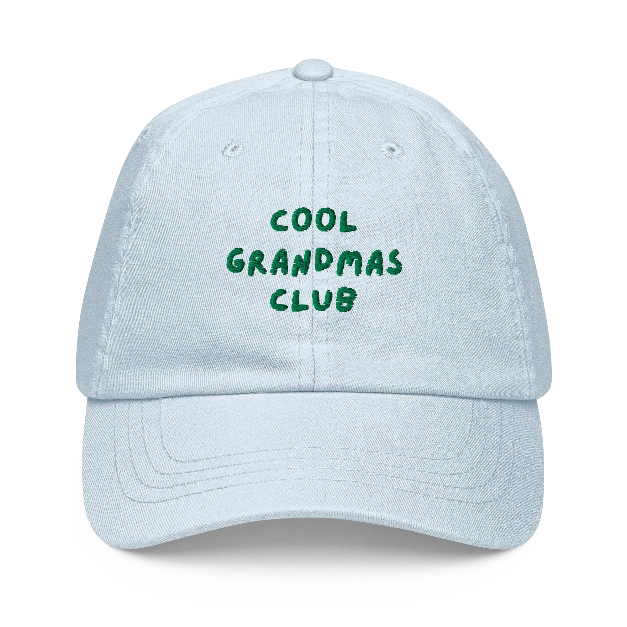 Cool Grandmas Club Embroidered Pastel Baseball Cap - Image 4
