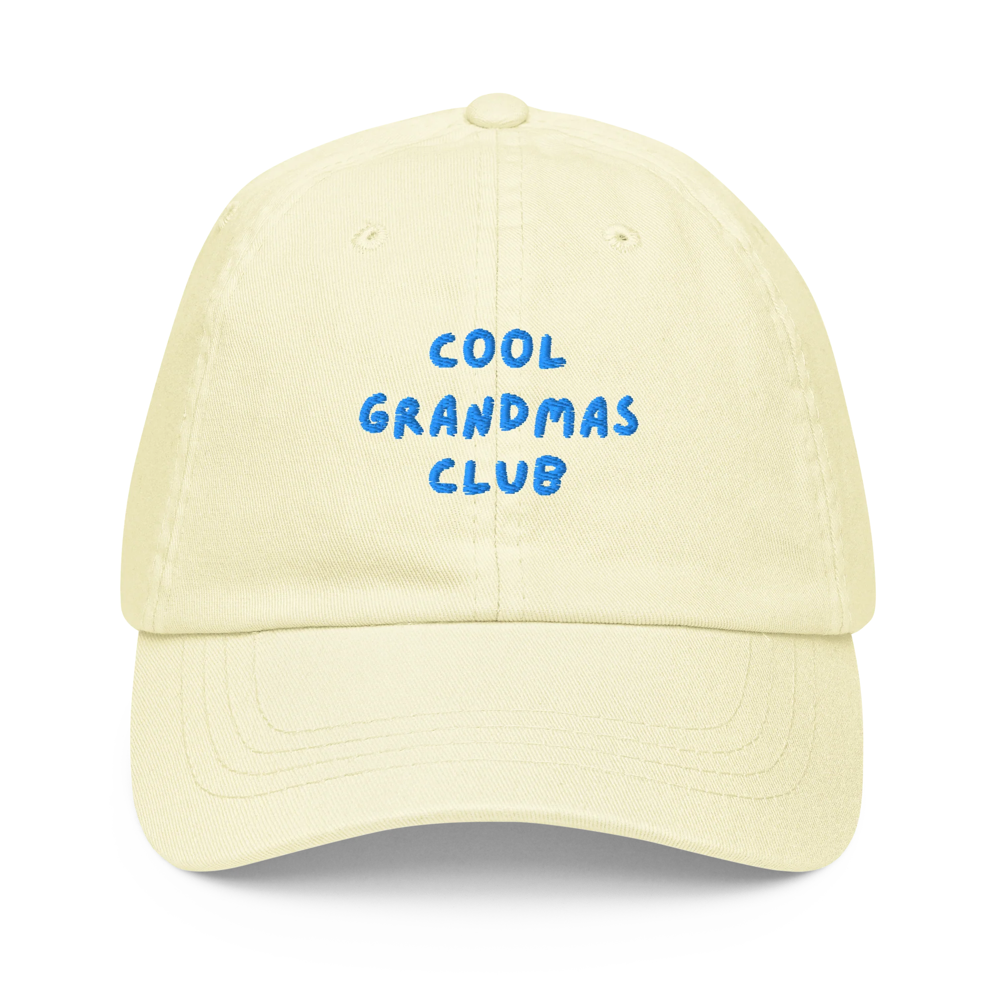 Cool Grandmas Club Embroidered Pastel Baseball Cap - Image 6