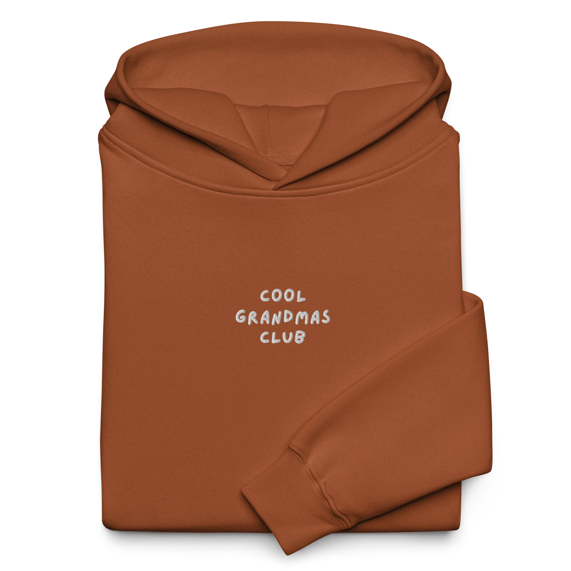 Cool Grandmas Club Embroidered Premium Oversized Hoodie - Image 3