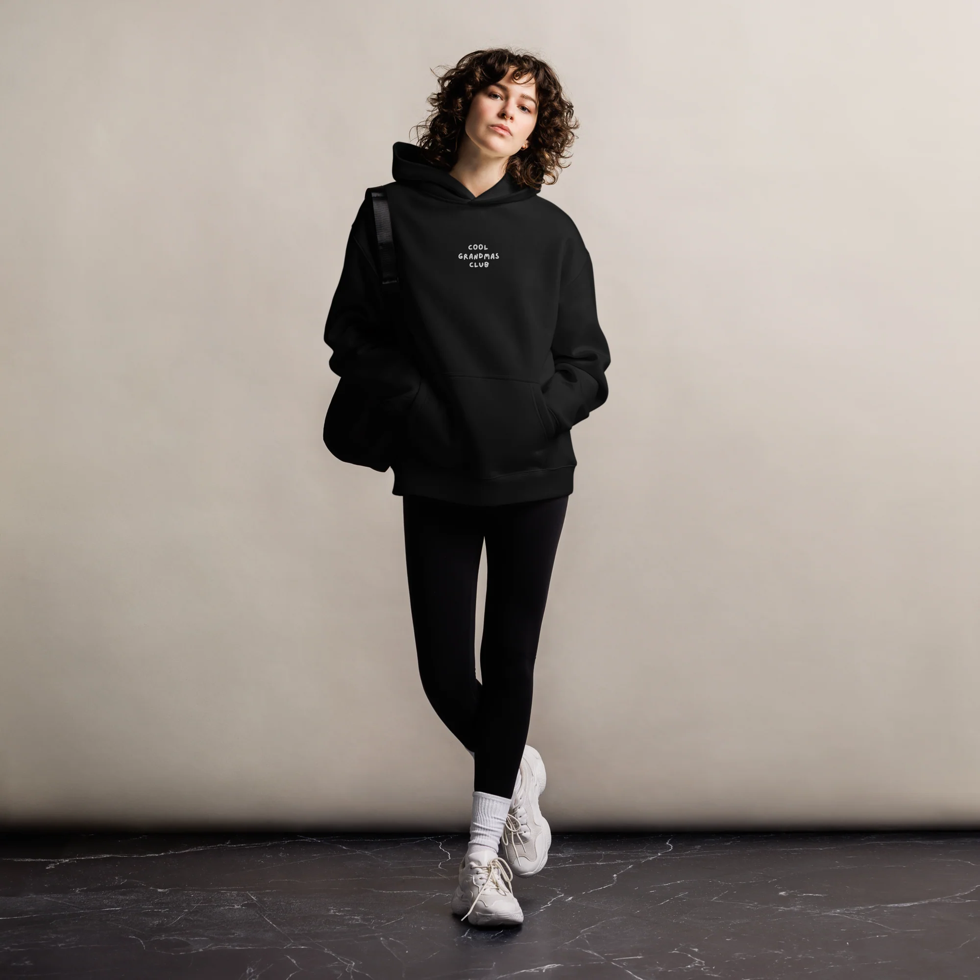 Cool Grandmas Club Embroidered Premium Oversized Hoodie - Image 6