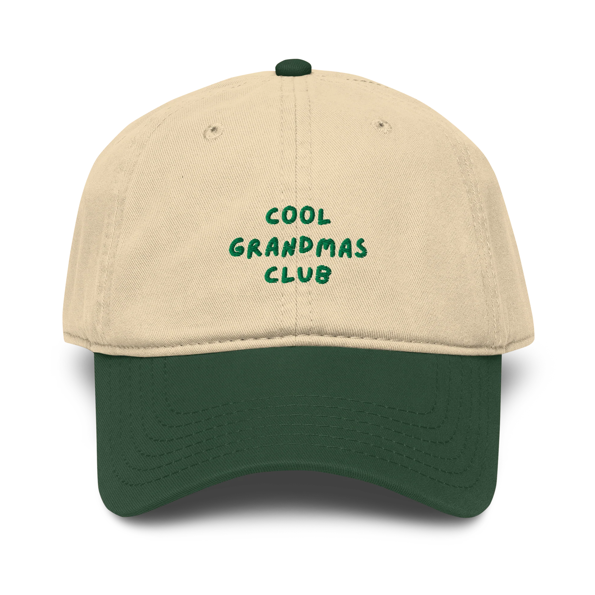 Cool Grandmas Club Embroidered Vintage Wash Baseball Cap - Image 4