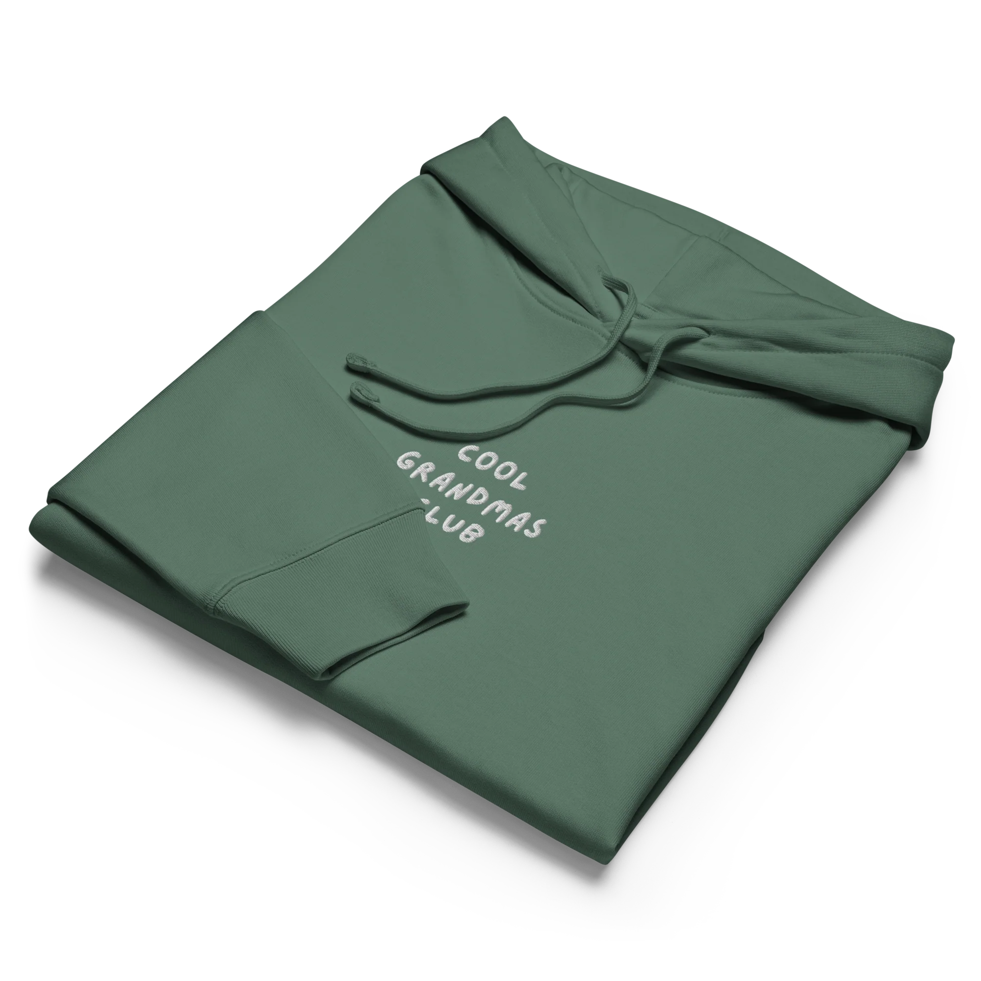 Cool Grandmas Club Embroidered Women’s Organic Hoodie - Image 3