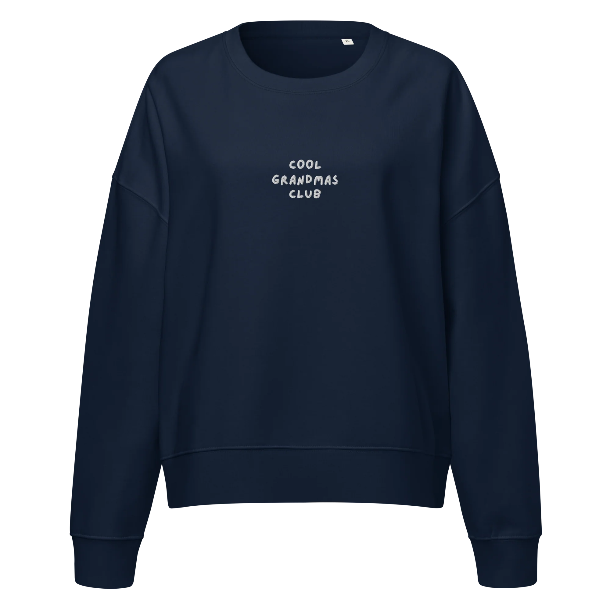 Cool Grandmas Club Embroidered Women’s Organic Sweatshirt