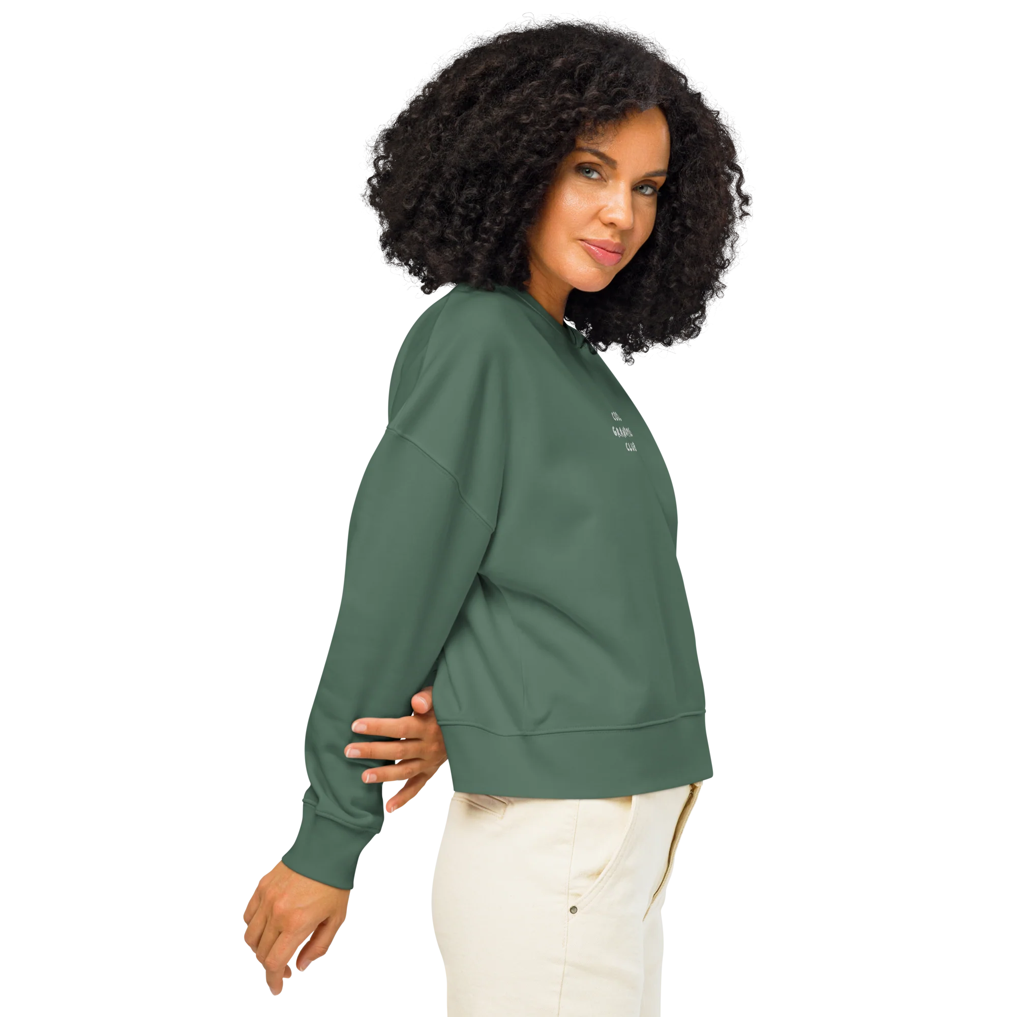 Cool Grandmas Club Embroidered Women’s Organic Sweatshirt - Image 6