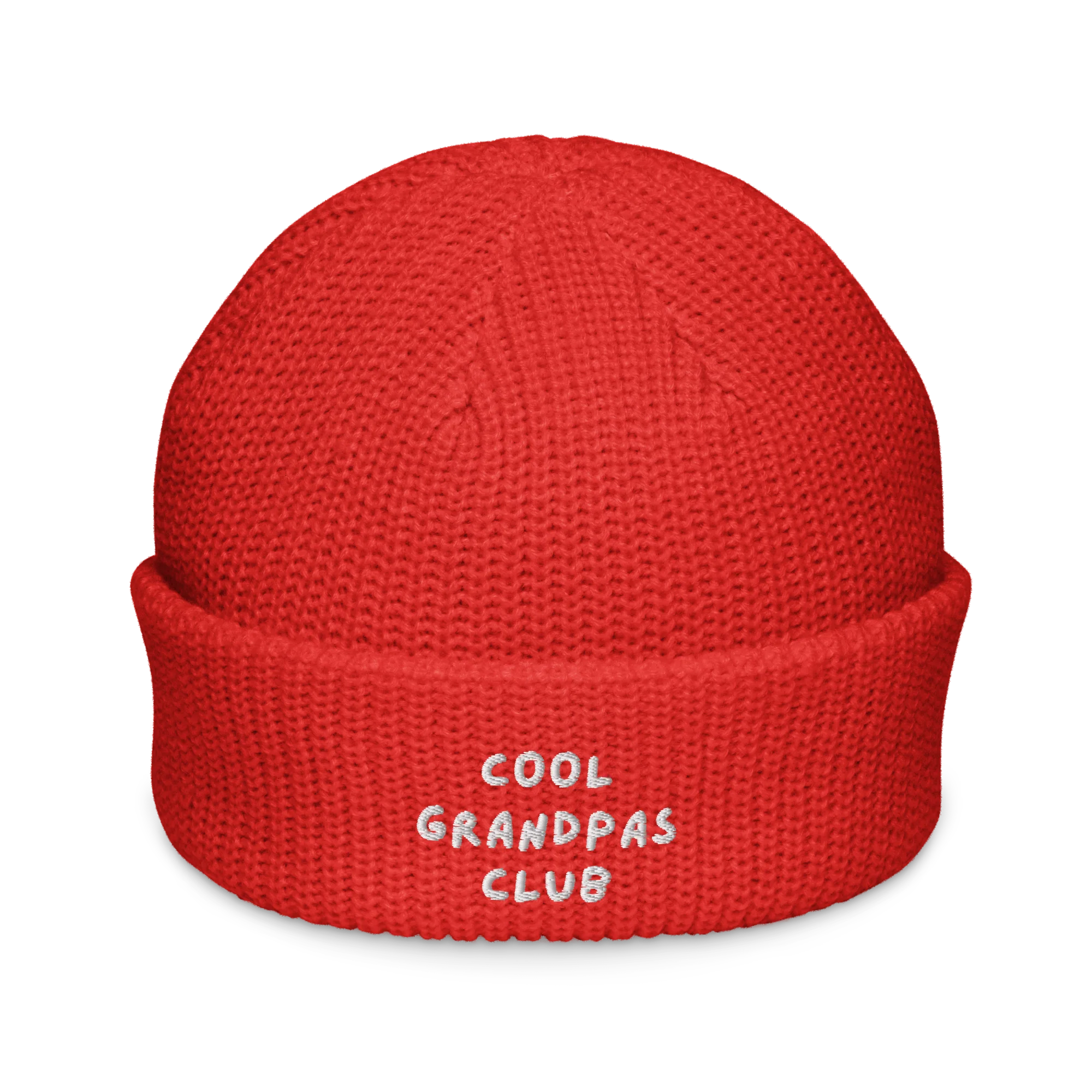 Cool Grandpas Club Embroidered Cable Beanie - Image 10