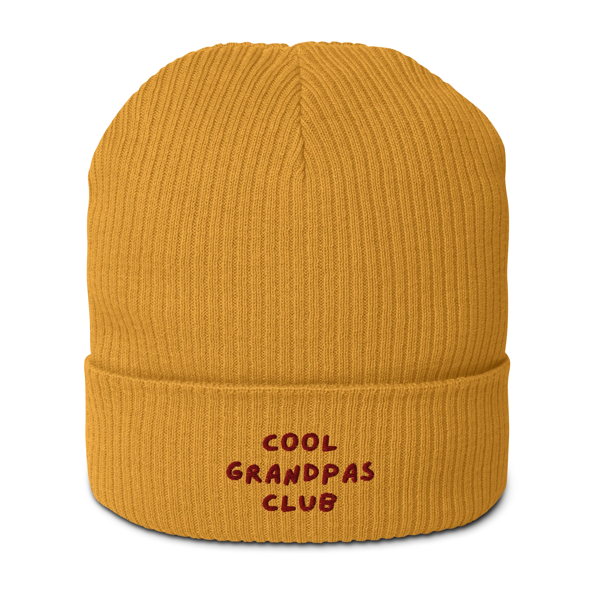 Cool Grandpas Club Embroidered Organic Ribbed Beanie - Image 7