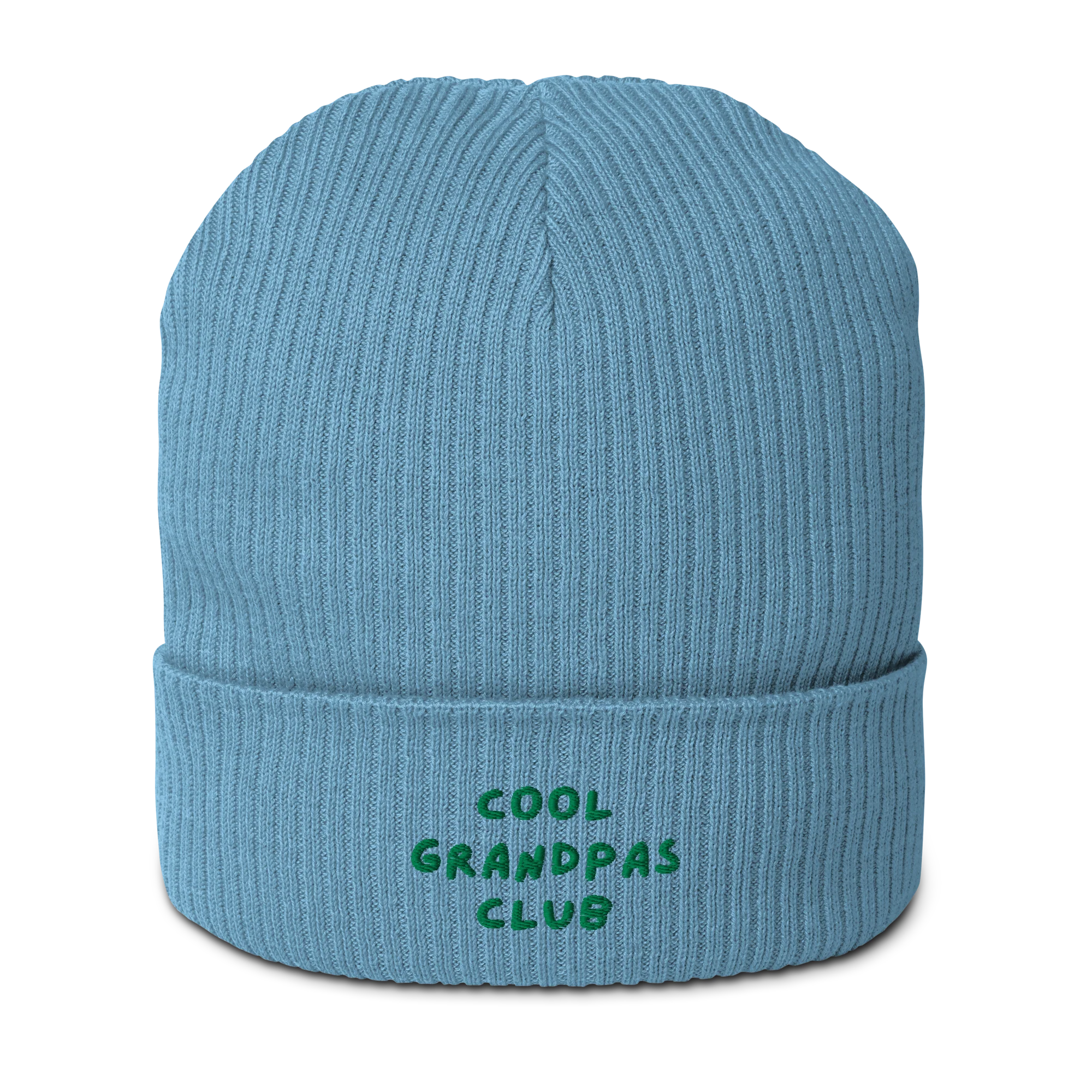 Cool Grandpas Club Embroidered Organic Ribbed Beanie - Image 9