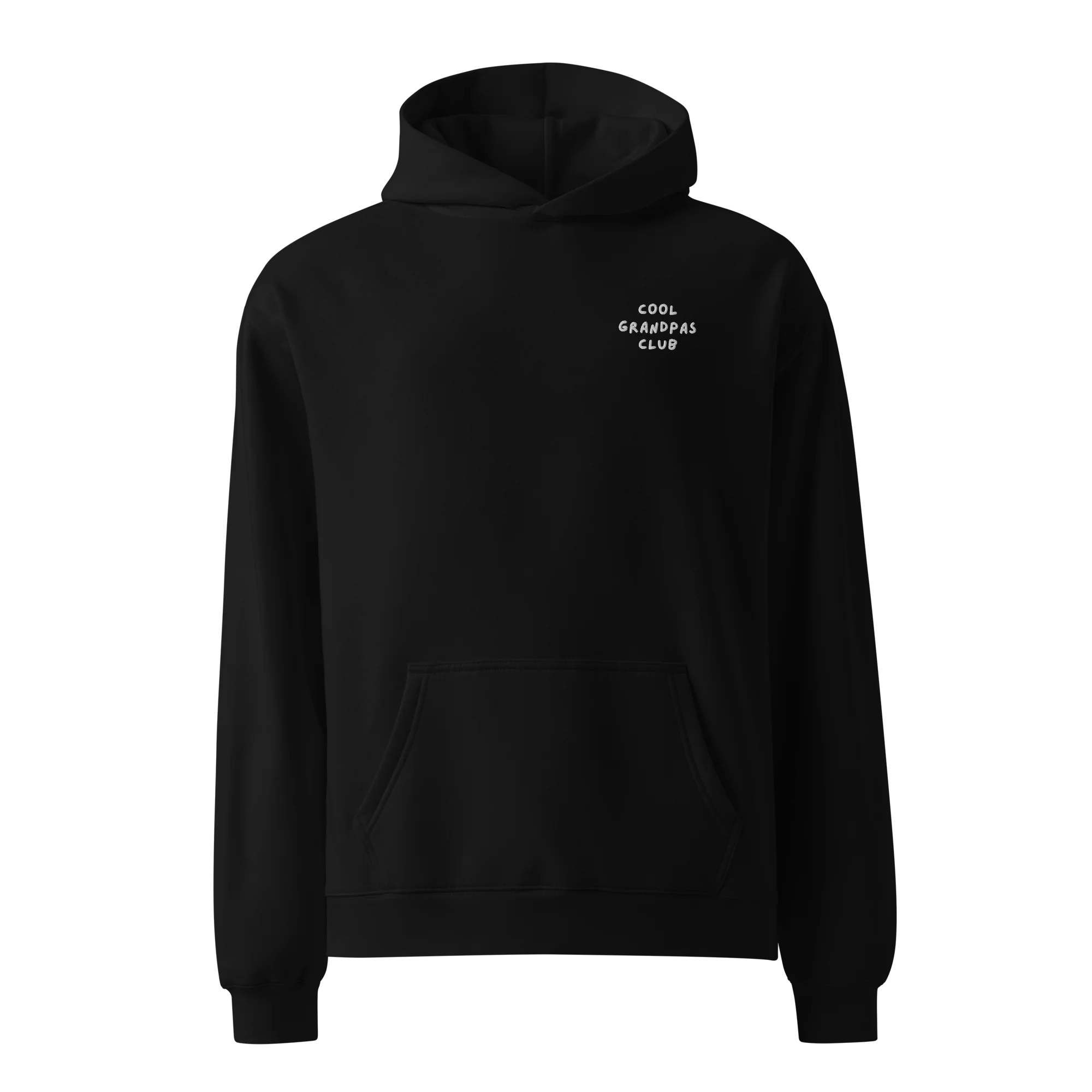Cool Grandpas Club Embroidered Premium Oversized Hoodie