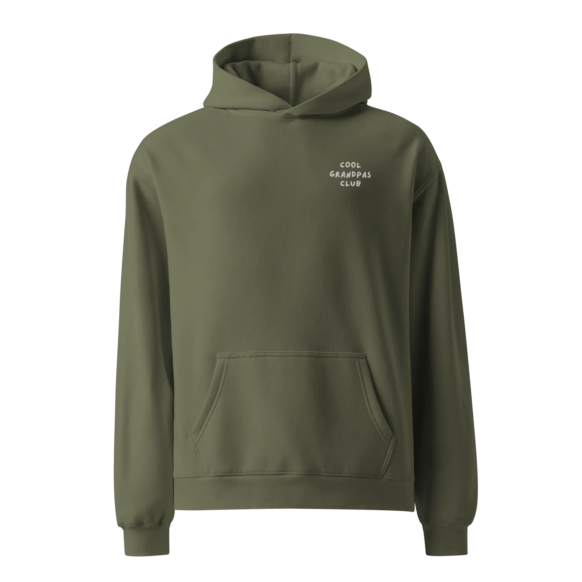 Cool Grandpas Club Embroidered Premium Oversized Hoodie - Image 9