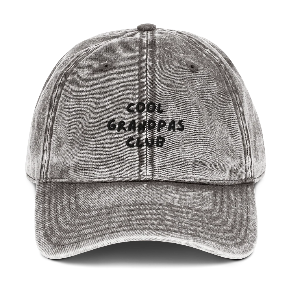 Cool Grandpas Club Embroidered Vintage Cap - Image 5