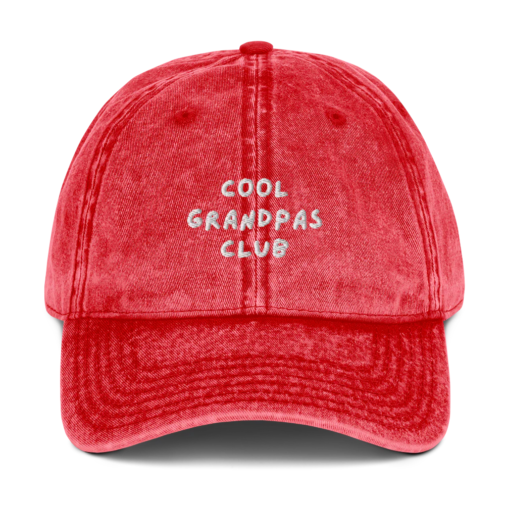 Cool Grandpas Club Embroidered Vintage Cap - Image 7