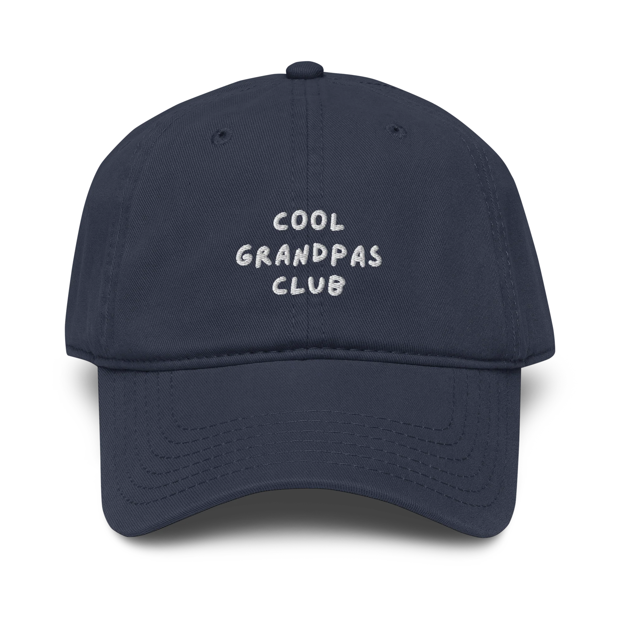 Cool Grandpas Club Embroidered Vintage Wash Baseball Cap - Image 2