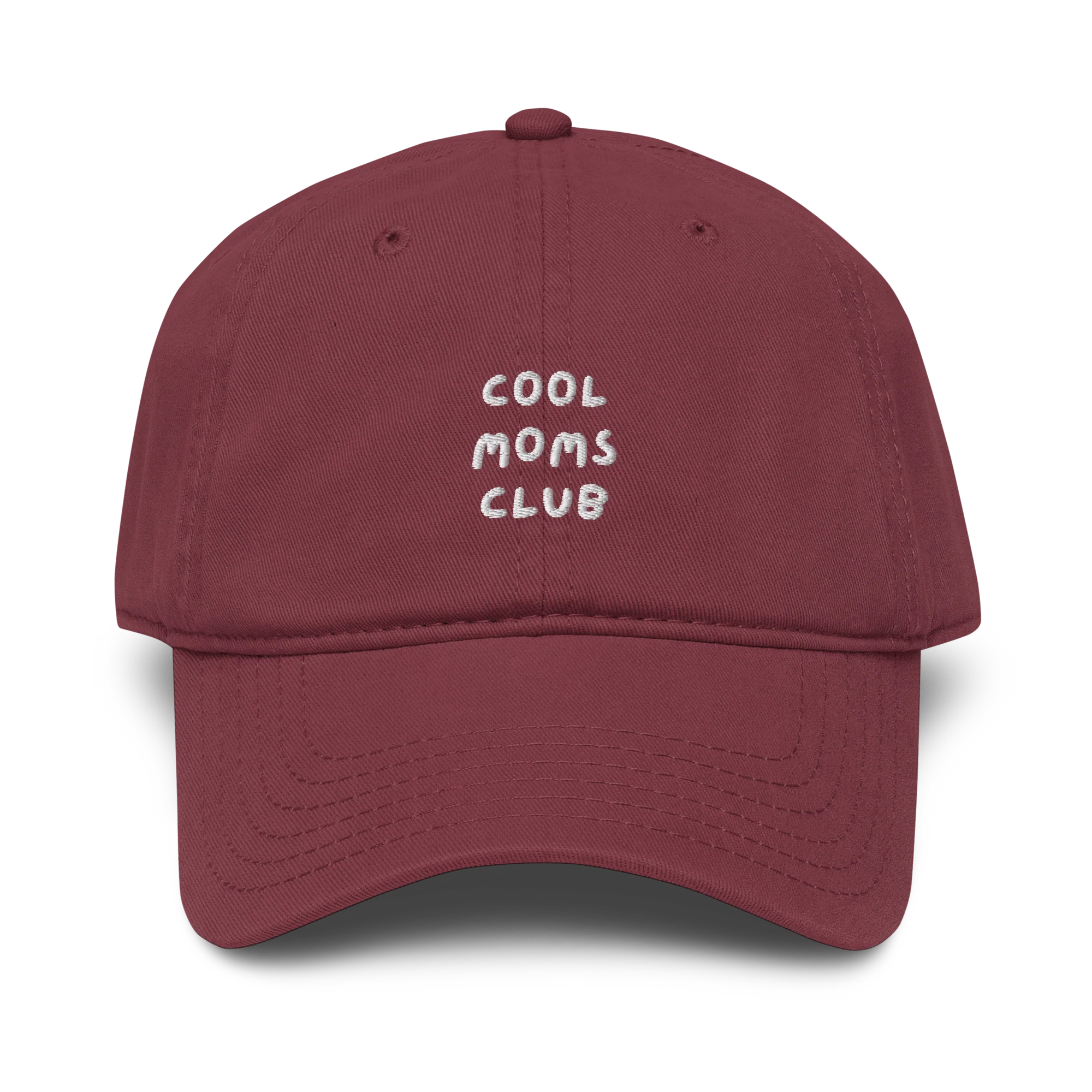 Cool Moms Club Embroidered Vintage Wash Baseball Cap