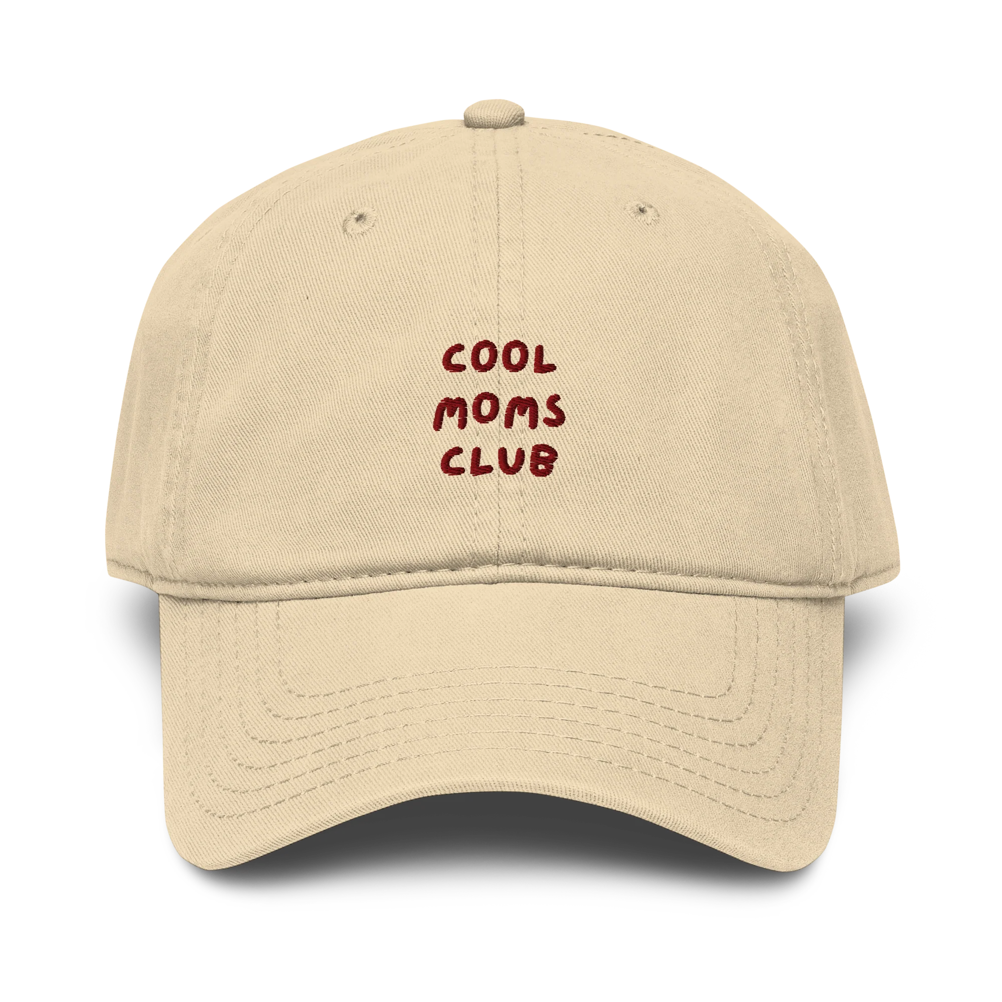 Cool Moms Club Embroidered Vintage Wash Baseball Cap - Image 6