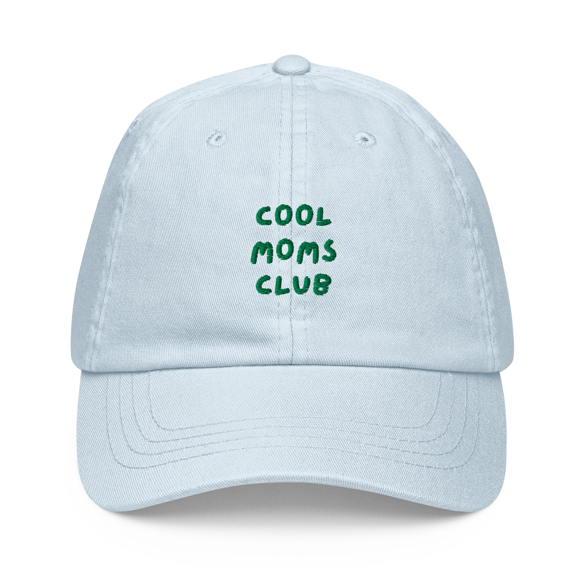 Cool Moms Club Mother Embroidered Pastel Baseball Cap - Image 5