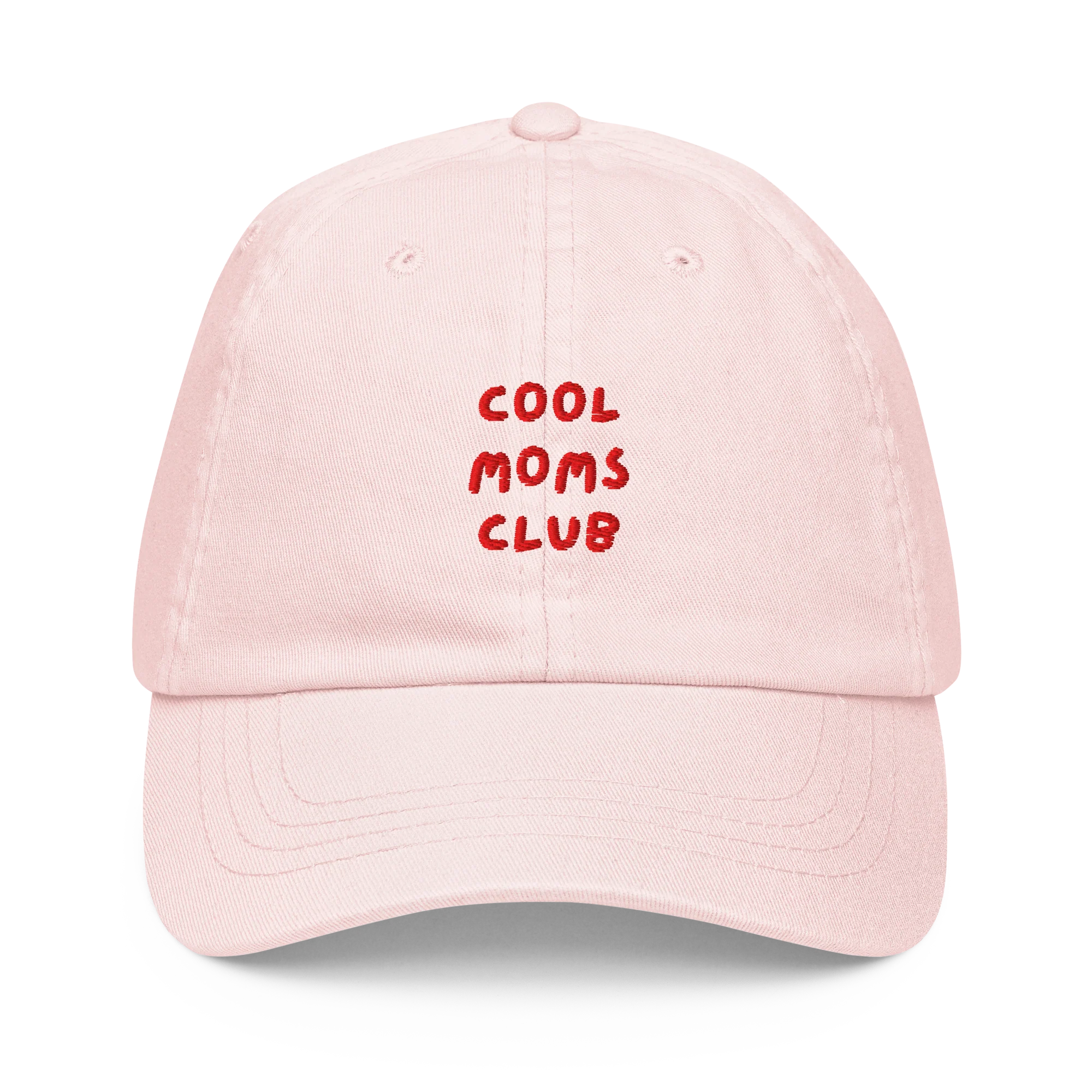 Cool Moms Club Mother Embroidered Pastel Baseball Cap - Image 6