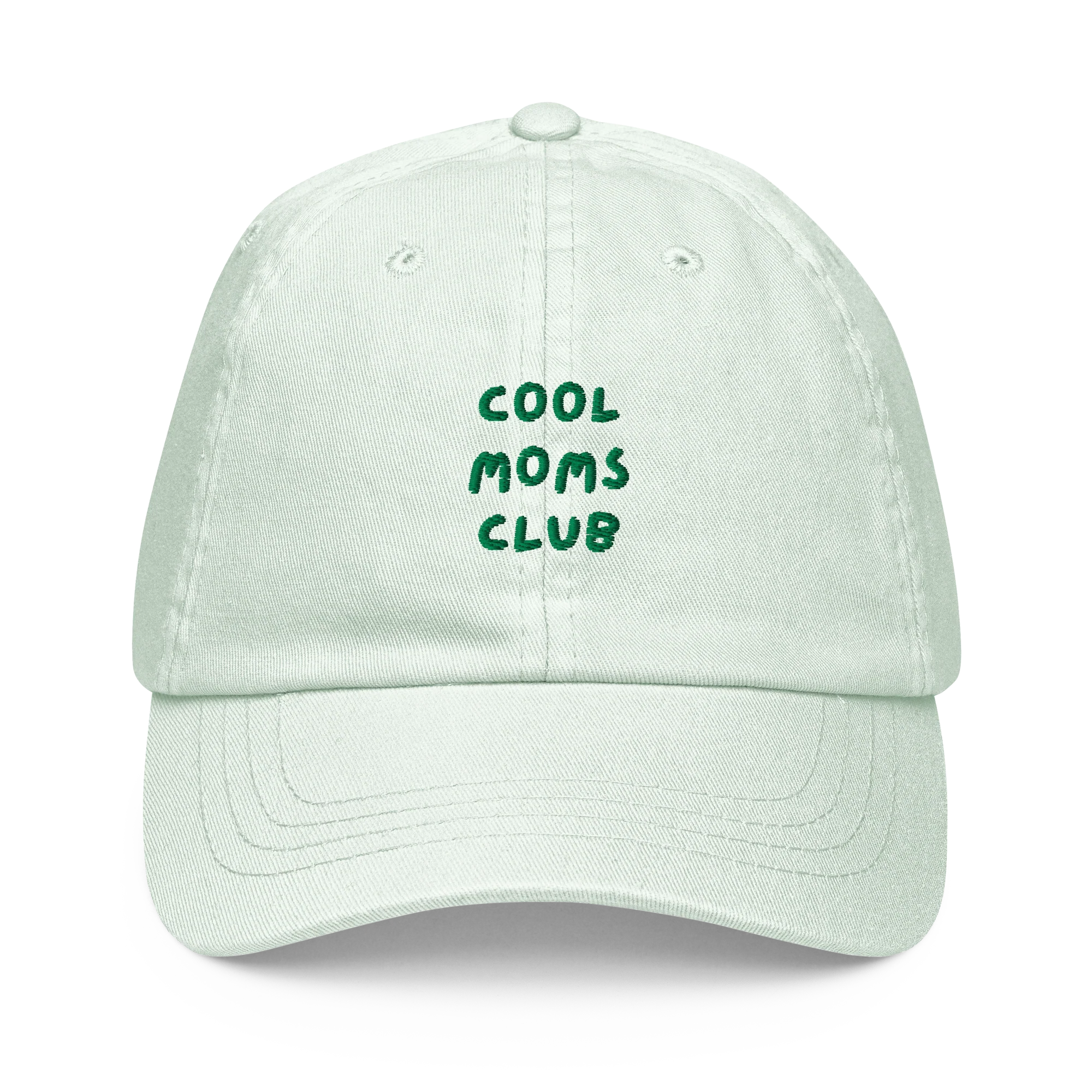 Cool Moms Club Mother Embroidered Pastel Baseball Cap - Image 8