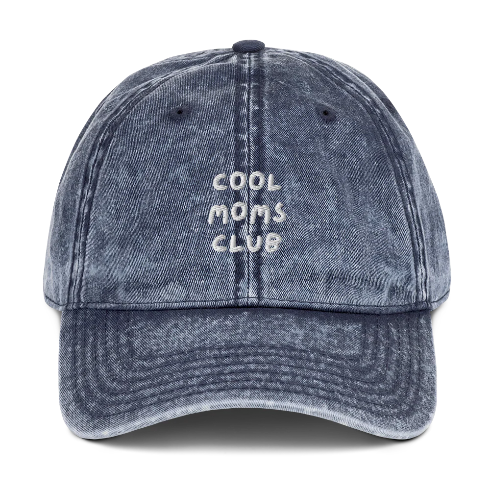 Cool Moms Club Mother Embroidered Vintage Cap - Image 4