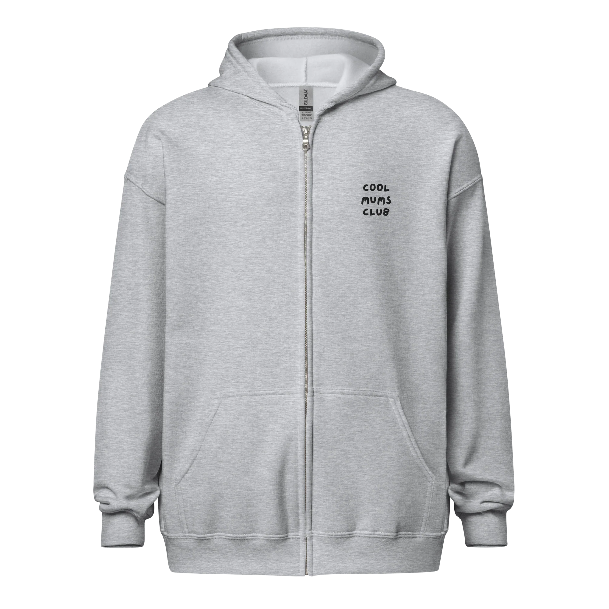 Cool Mums Club Mother Embroidered Zip-Up Hoodie - Image 7
