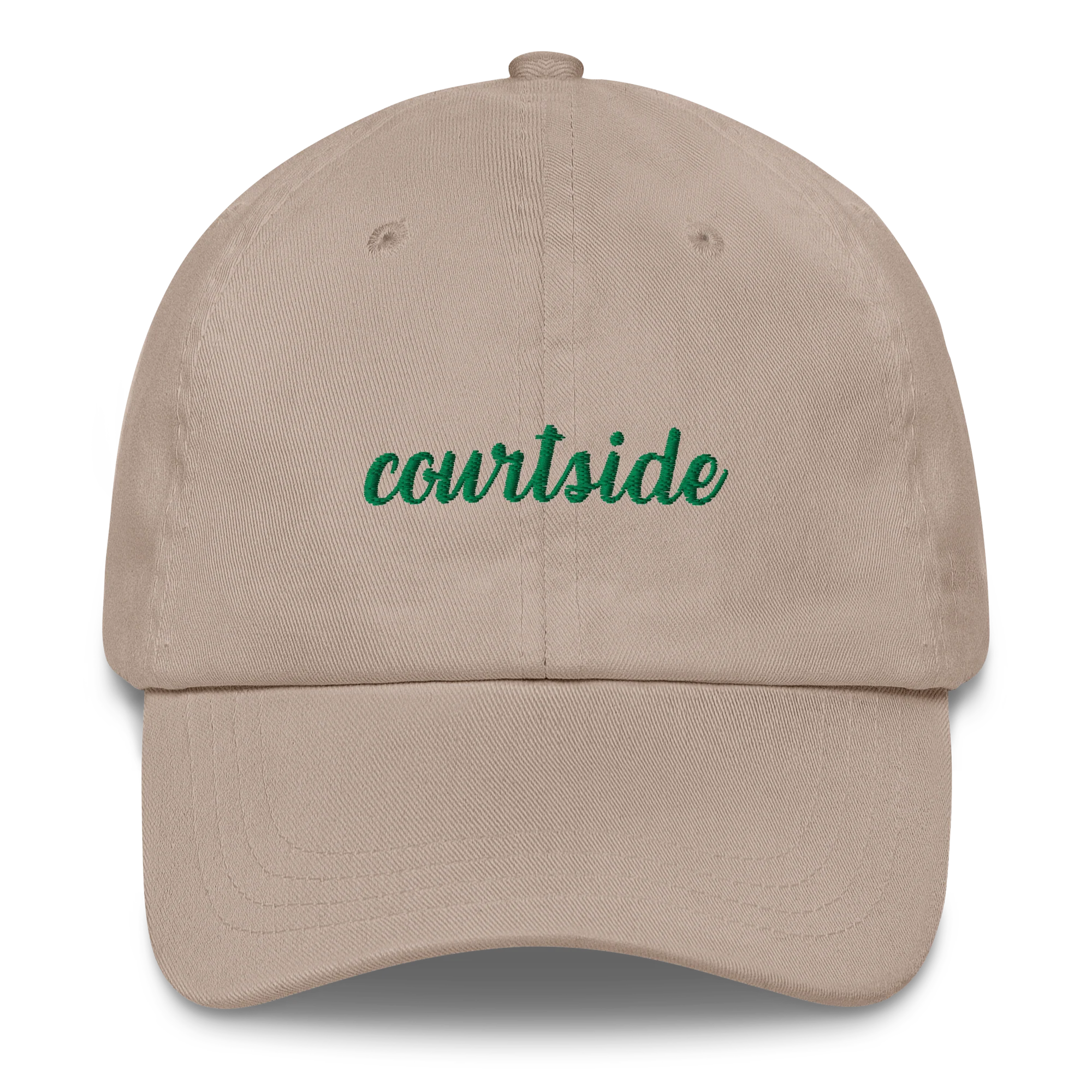Courtside Tennis Embroidered Cap - Image 3